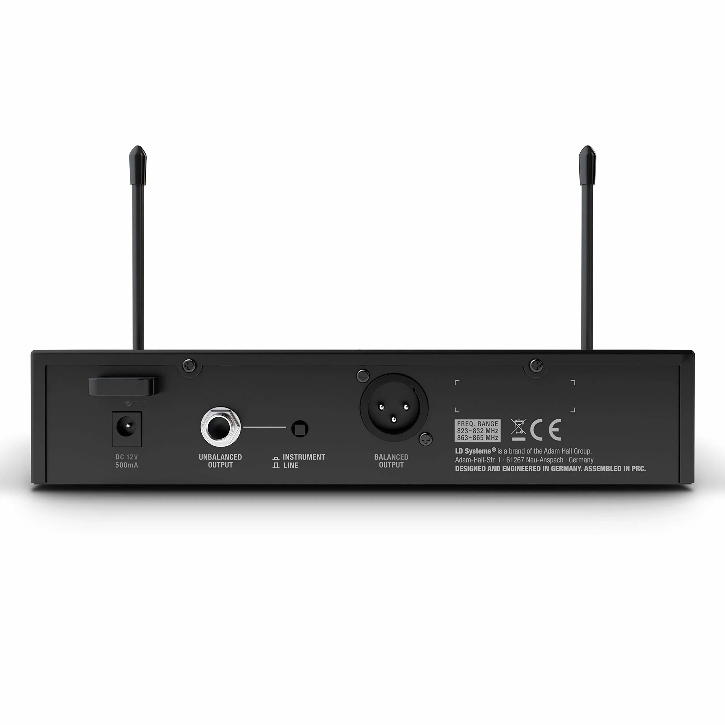 LD Systems U308 BPH - Sistema inalámbrico con petaca y micrófono de diadema - 863 - 865 MHz + 823 - 832 MHz