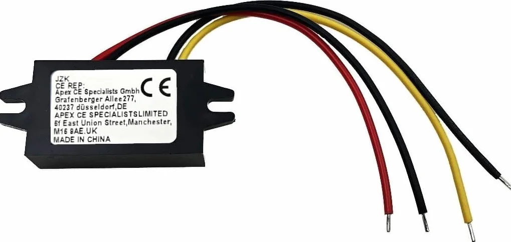 JZK Convertidor de corriente para coche 12V a 9V 3A DC/DC módulo convertidor de pato para teléfono, audio para coche, radio, pantalla LED