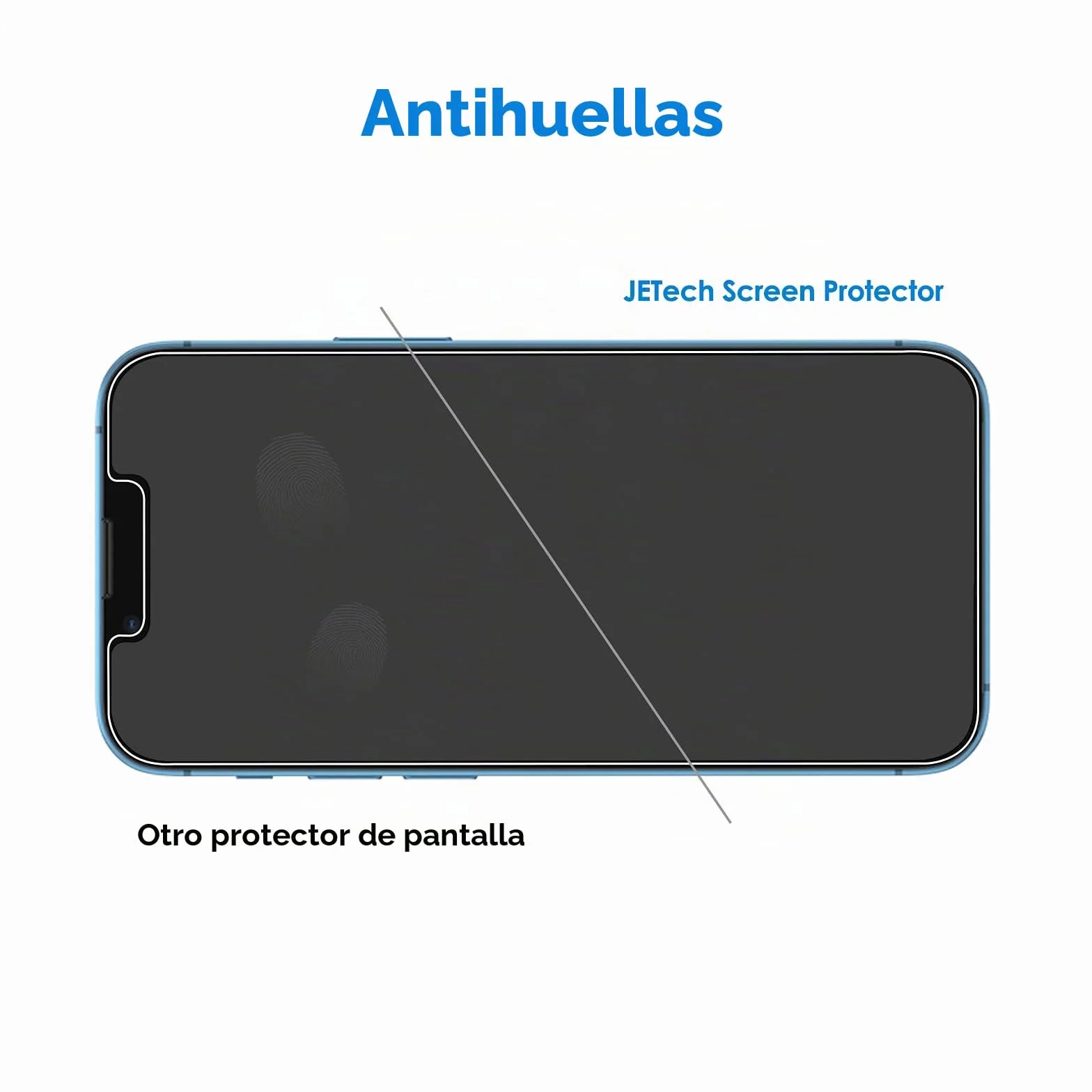 JETech Protector de Pantalla para iPhone 17e (2026) / iPhone 16e / iPhone 13/13 Pro, Cristal Vidrio Templado, Pantalla de 6,1 Pulgadas, 3 Unidades