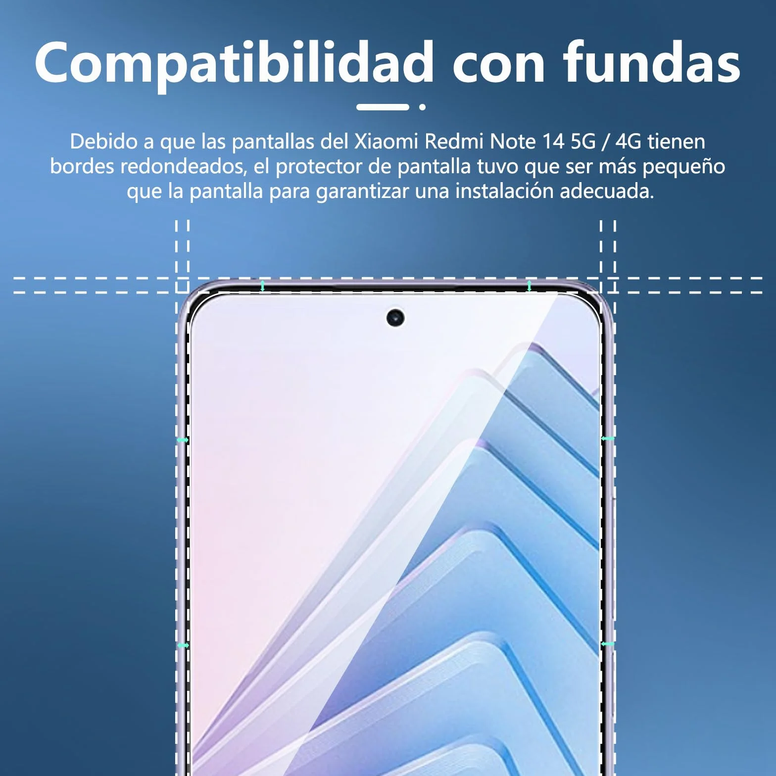 NEW'C 3 Piezas, Protector Pantalla para Xiaomi Redmi Note 14 5G/4G, (no compatible con Xiaomi Redmi Note 14 Pro 5G) Cristal templado Antiarañazos, Antihuellas, Sin Burbujas, Ultra Resistente