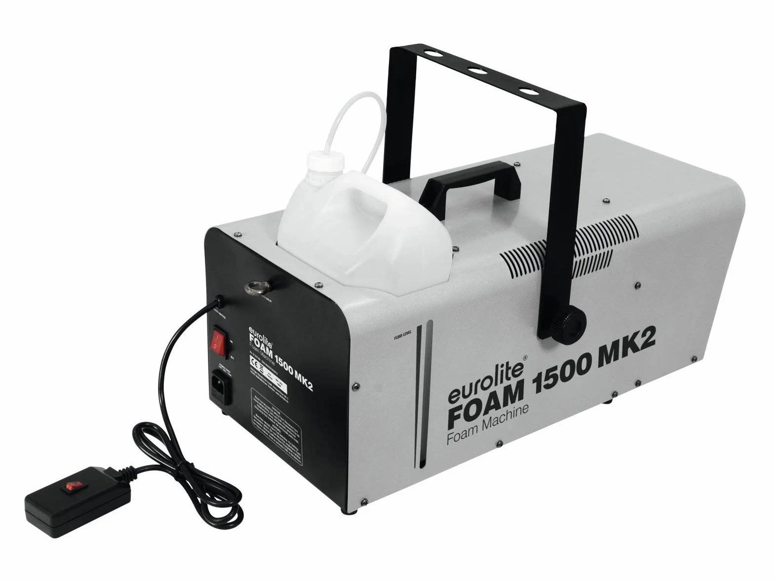 EUROLITE Foam 1500 MK2 - Máquina de espuma con depósito de 5 litros y mando a distancia