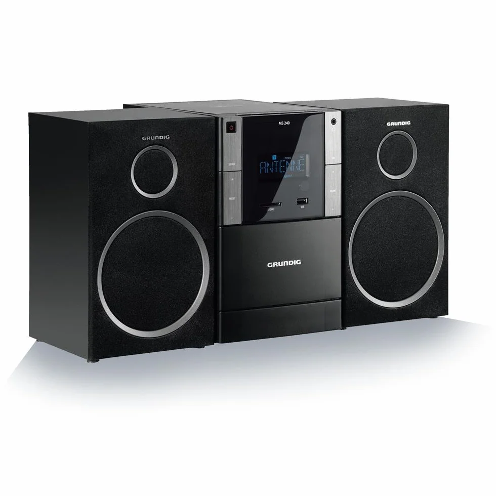 Grundig GLR5150 MS 240 Microcadena de diseño con sintonizador FM, MP3, USB, SD