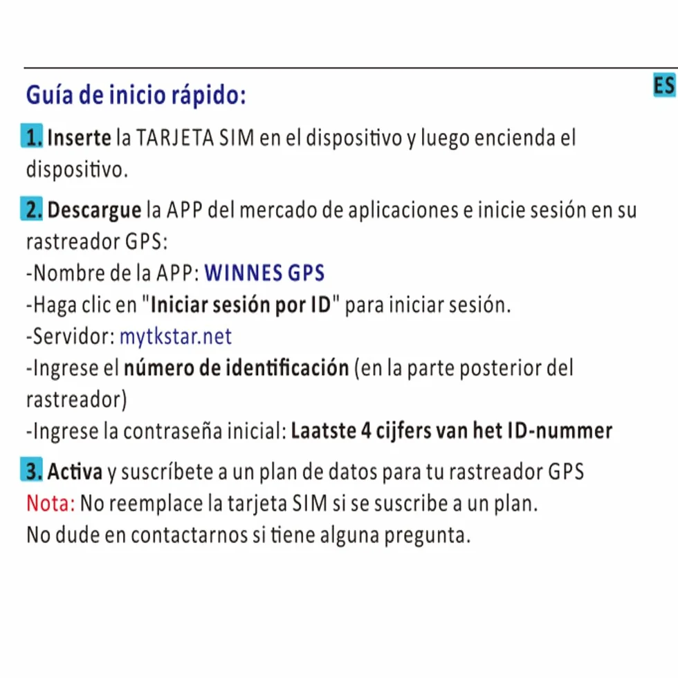Tarjeta SIM para localizador GPS de Coche Compatible con TK905, TK905B, TK915, TK918