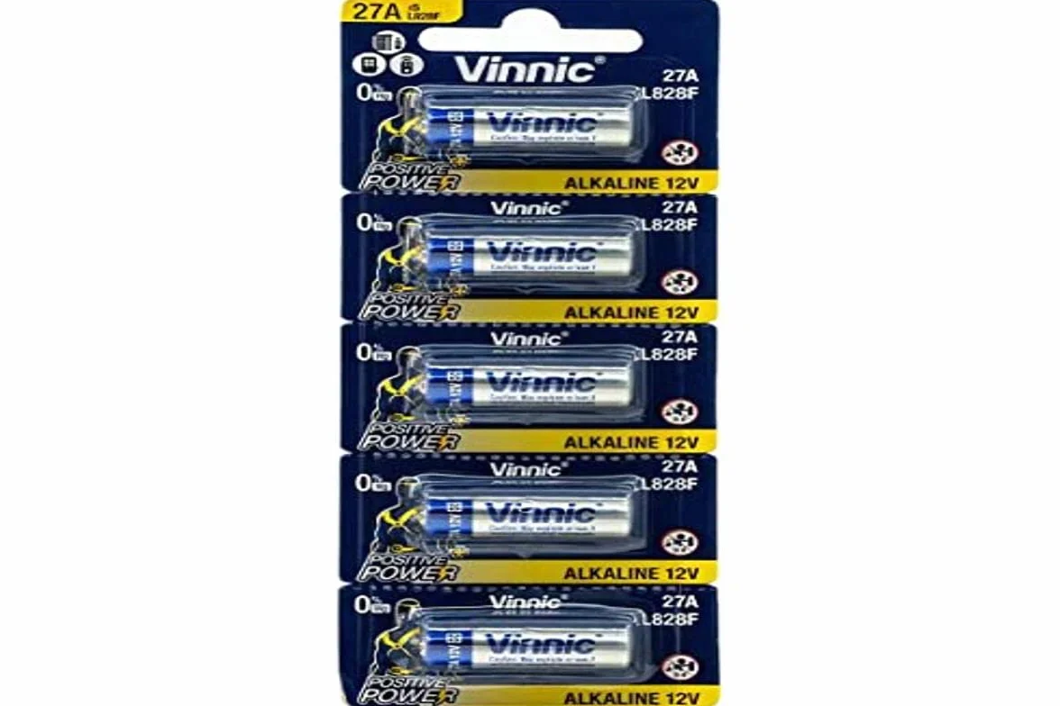 Vinnic 27A Alkaline Battery 12V L828F 5 Pack