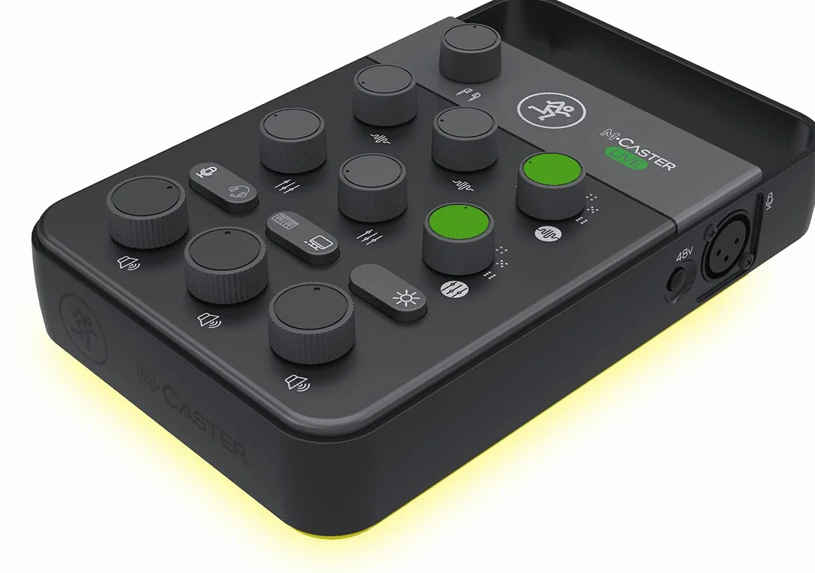 Grabadore portátil Mackie M Caster para streaming, juegos y creadores de contenidos