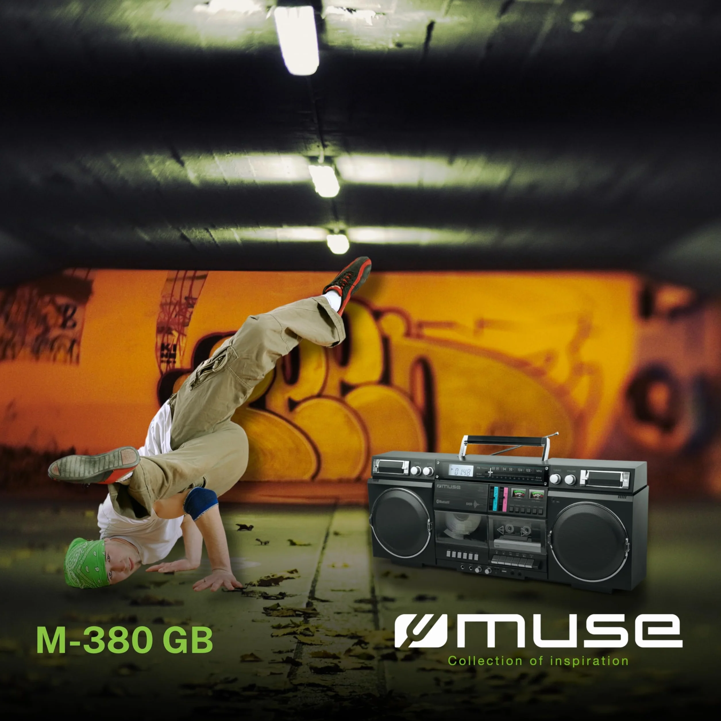 Radio CD Cassette M-380 z Bluetooth USB