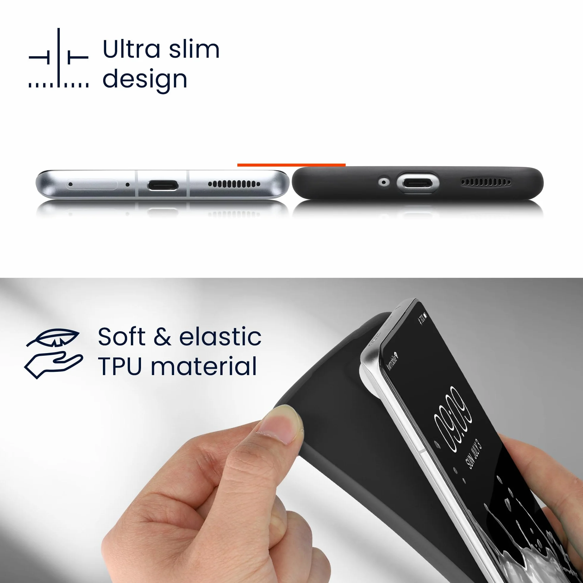 kwmobile Carcasa Compatible con Xiaomi Redmi Note 12 (4G) Funda - con Bordes elevados - Apto Carga inalámbrica - Violeta Burdeos Mate