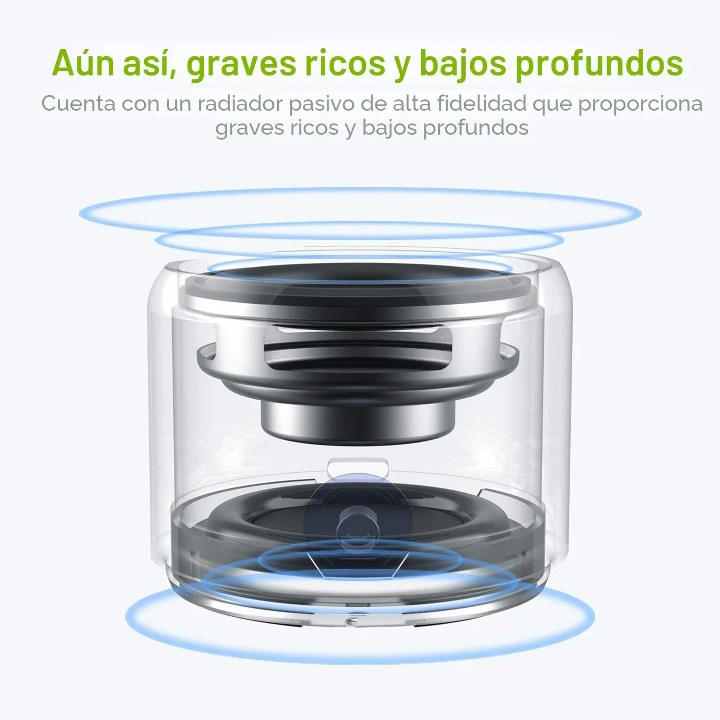 EWA A106 Pro Mini Altavoz Portátil Bluetooth Impermeable IP67 12 Horas Reproducción Negro