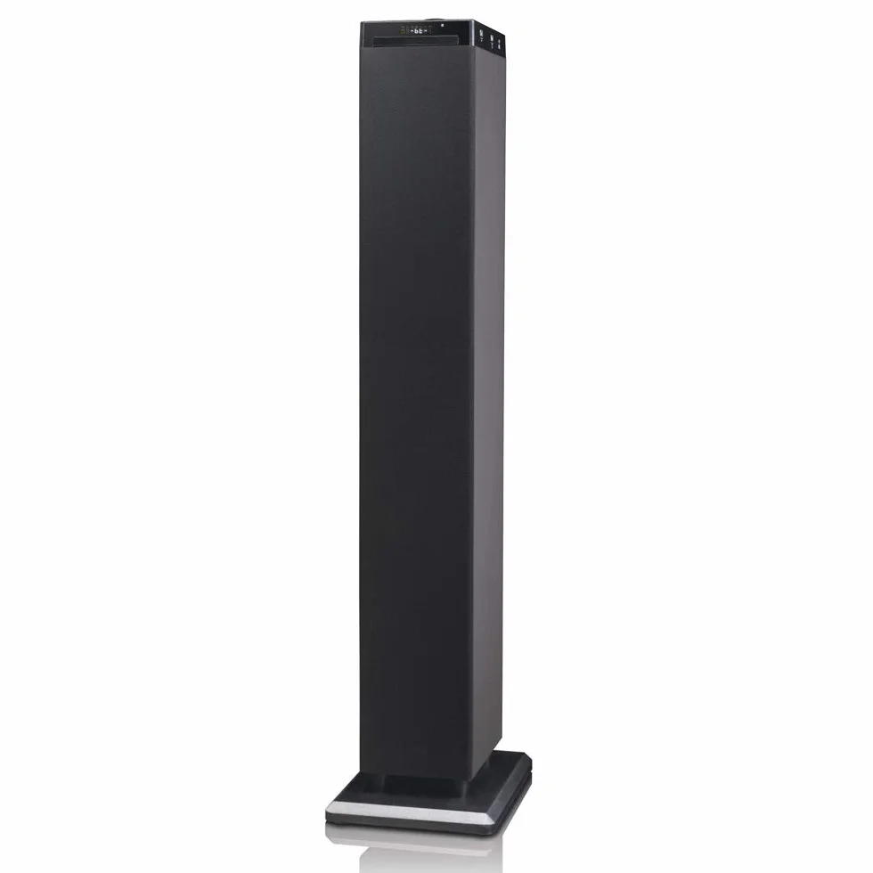 Majestic TS 92R CD BT USB AX - Altavoces de Torre con Bluetooth NFC, Reproductor de CD/MP3, Doble USB, Entrada AUX-IN, Mando a Distancia, Color Negro