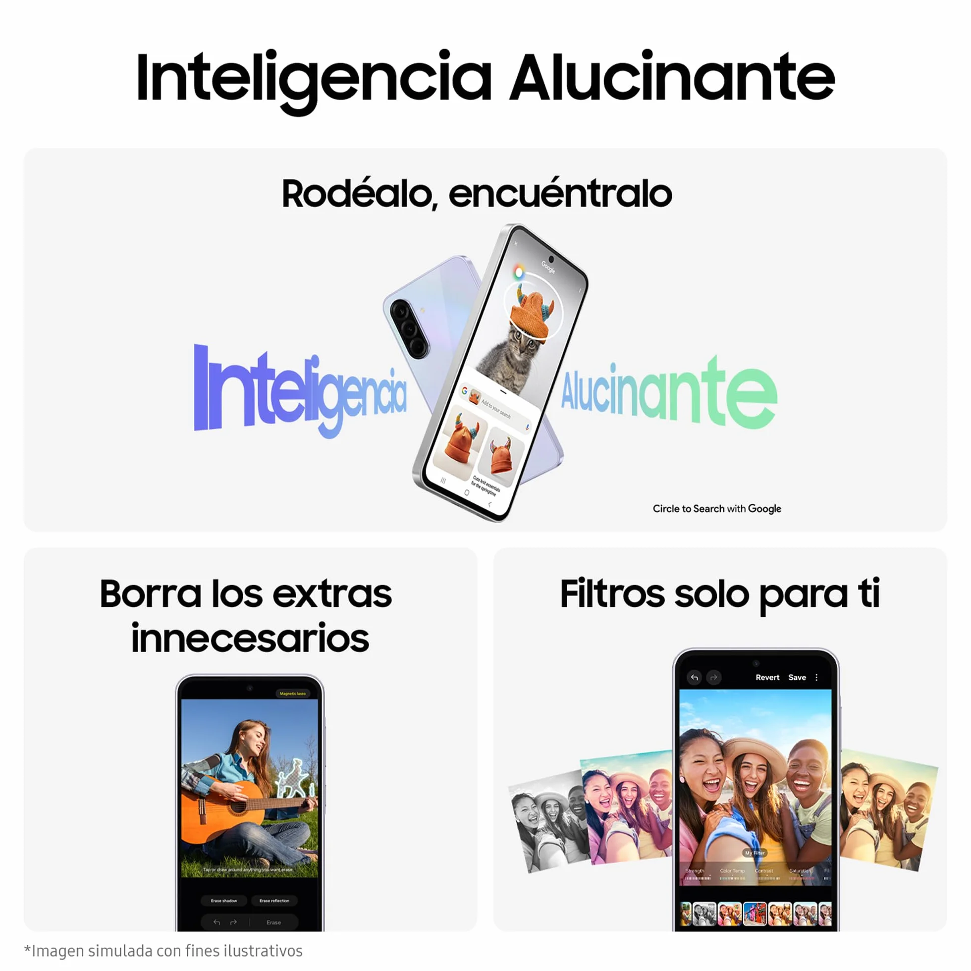 Samsung Galaxy A36 5G 256GB Teléfono Móvil, 6GB RAM, 50MP Cámara, Negro, Garantía del Fabricante 3 Años + 1 Año Extra