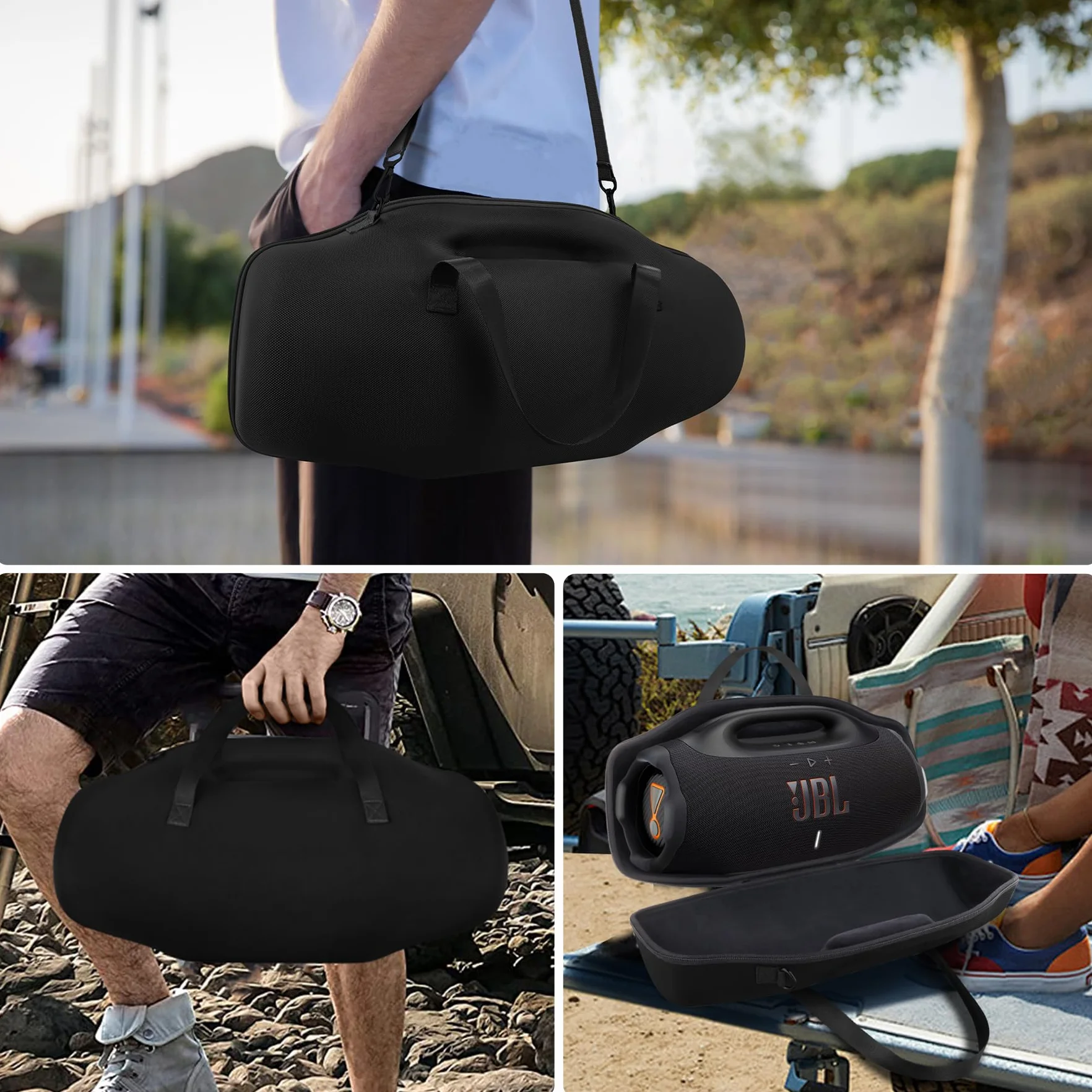 co2CREA Duro Viajar Caja Estuche Funda para JBL Boombox 4 Portable Bluetooth Speaker, Solo Caso