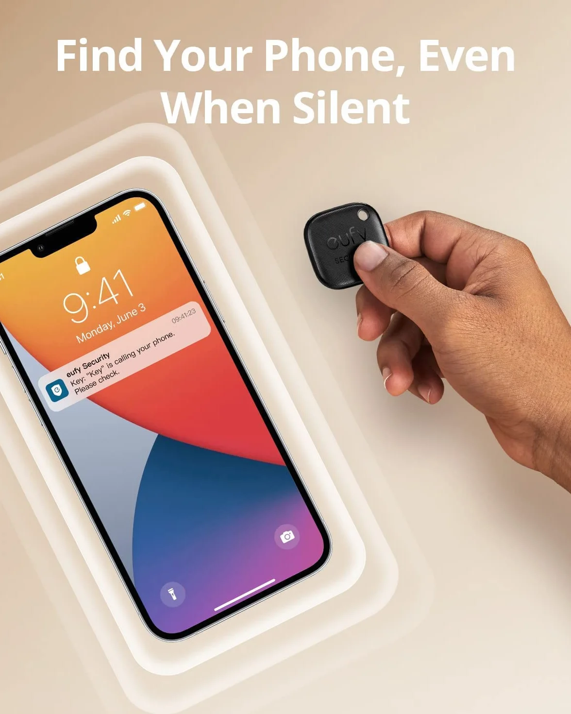 eufy Security SmartTrack Link Bluetooth Item Finder and Key Finder, Works with Apple Find My (iOS Only), Find Your Remote, Luggage, Phone, and More, Water Resistant (Android Not Supported),2 Pack