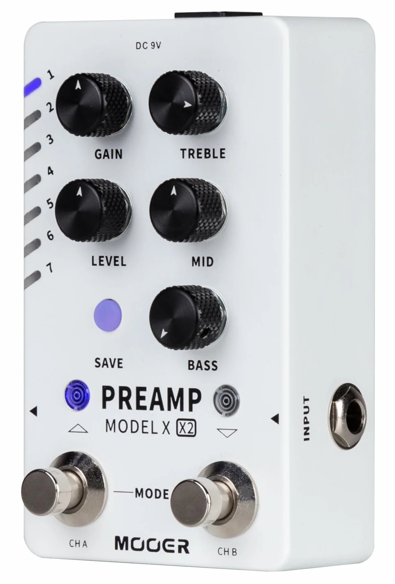 Mooer Preamp Model X2 - Preamplificador digital de doble canal