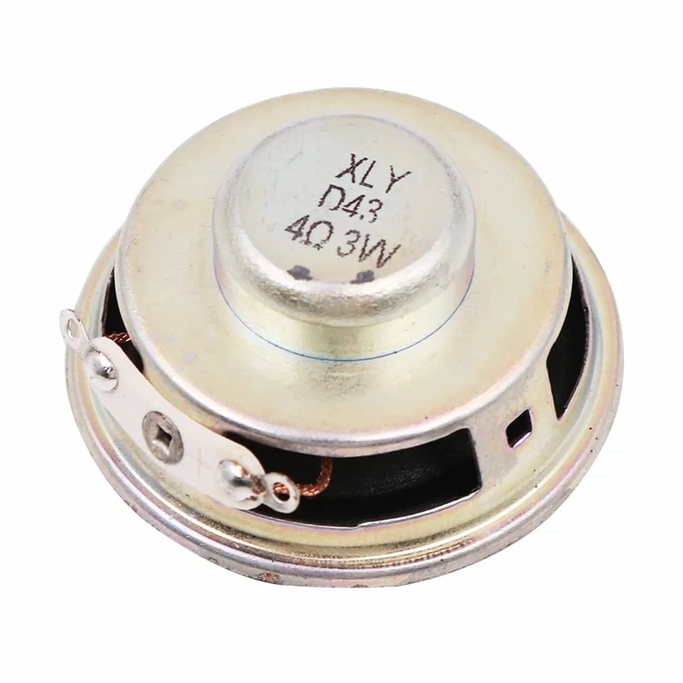 4 PCS Redondo Micro Altavoz Diámetro 1.5 "4ohm 3W Audio Altavoz Estéreo Woofer Altavoz para Arduino