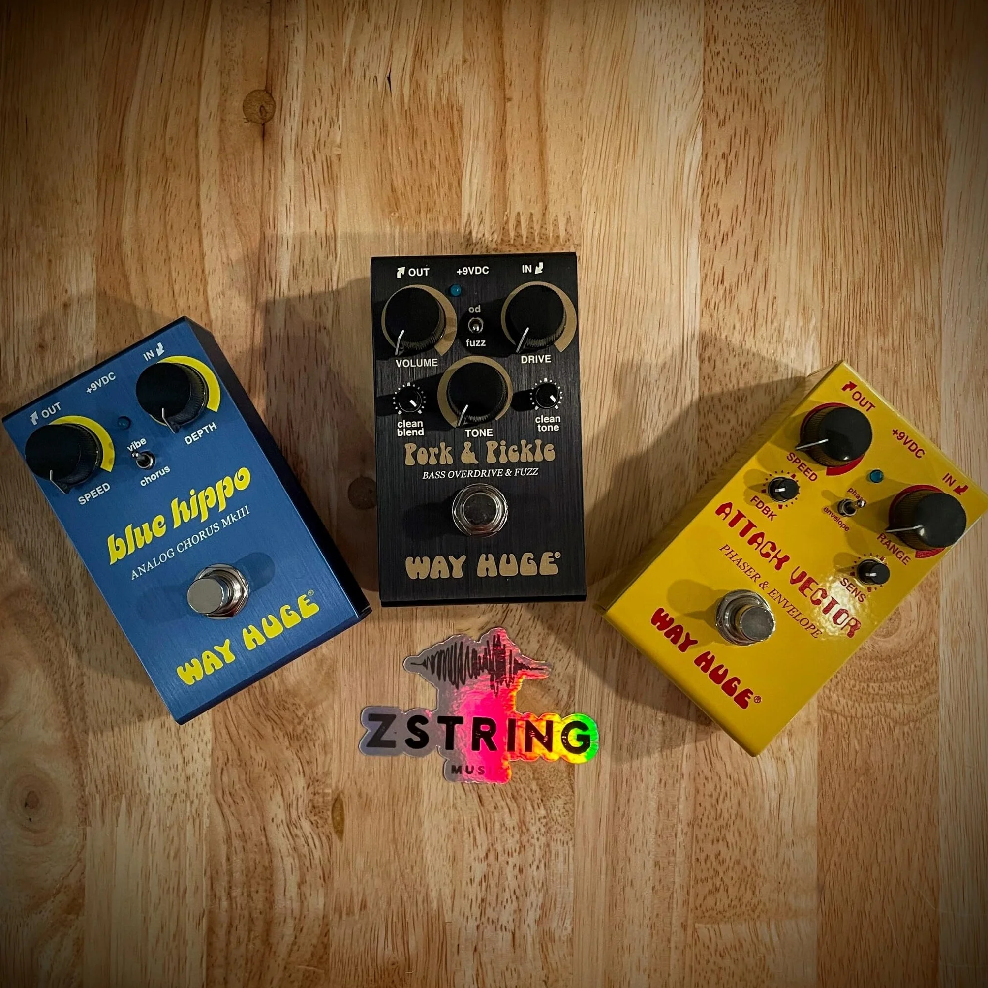 WAY HUGE - WM91 - Pork and Pickle mini Bass overdrive & fuzz negro