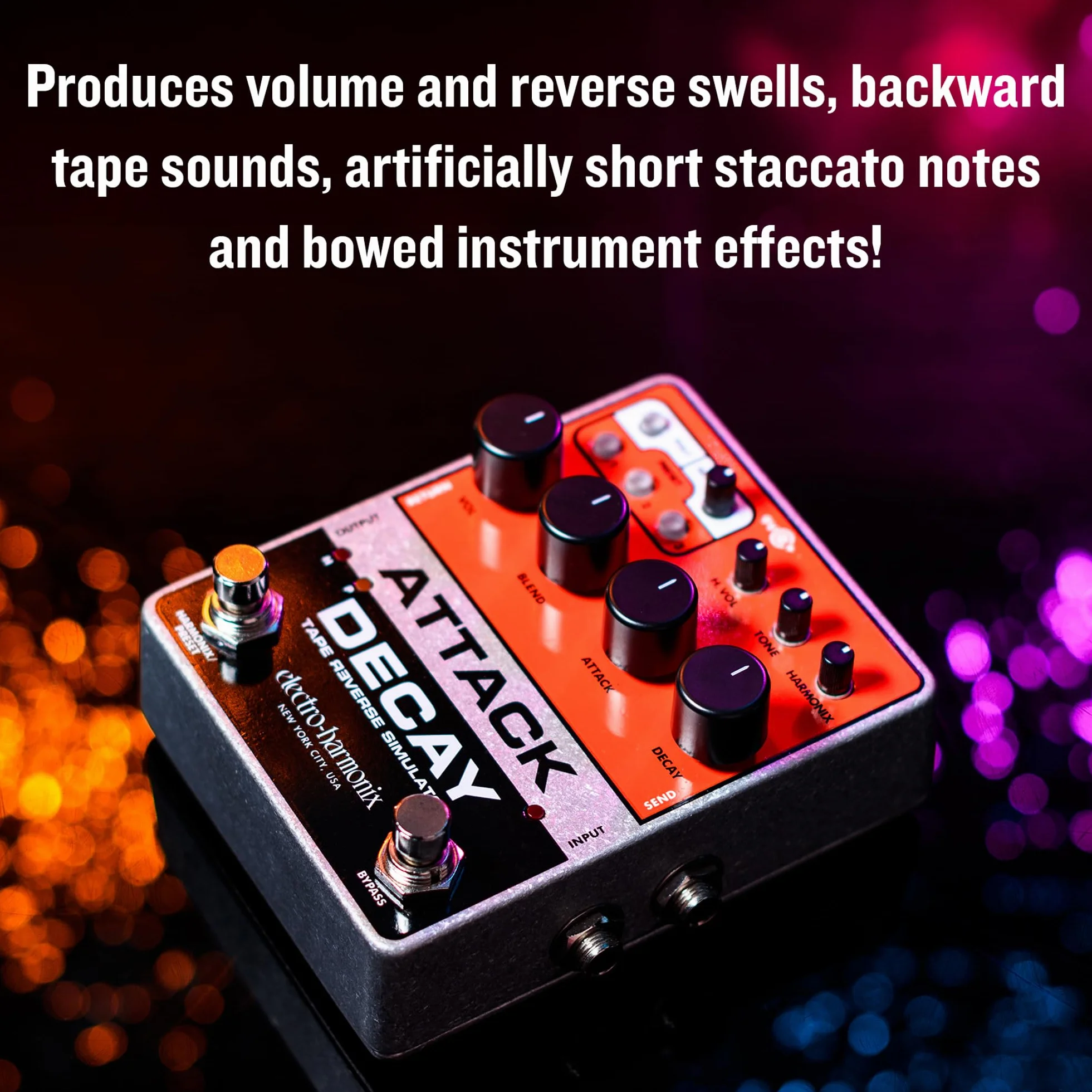 Electro Harmonix Attack Decay · Pedal guitarra eléctrica