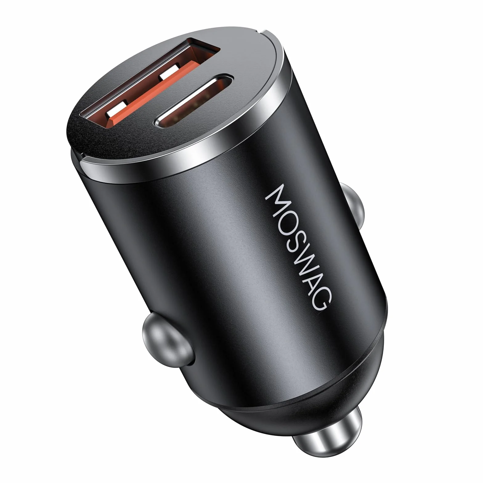 MOSWAG Cargador Coche Carga Rápida USB C PD Compatible iPhone 16 15 14 Pro Max iPad Samsung Galaxy S24 S23