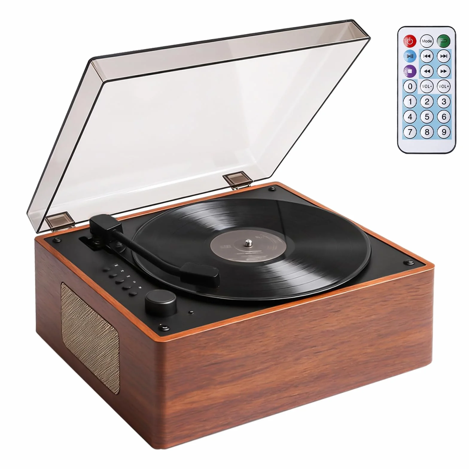 Reproductor de CD portátil Bluetooth 5.1 estéreo dual recargable USB AUX