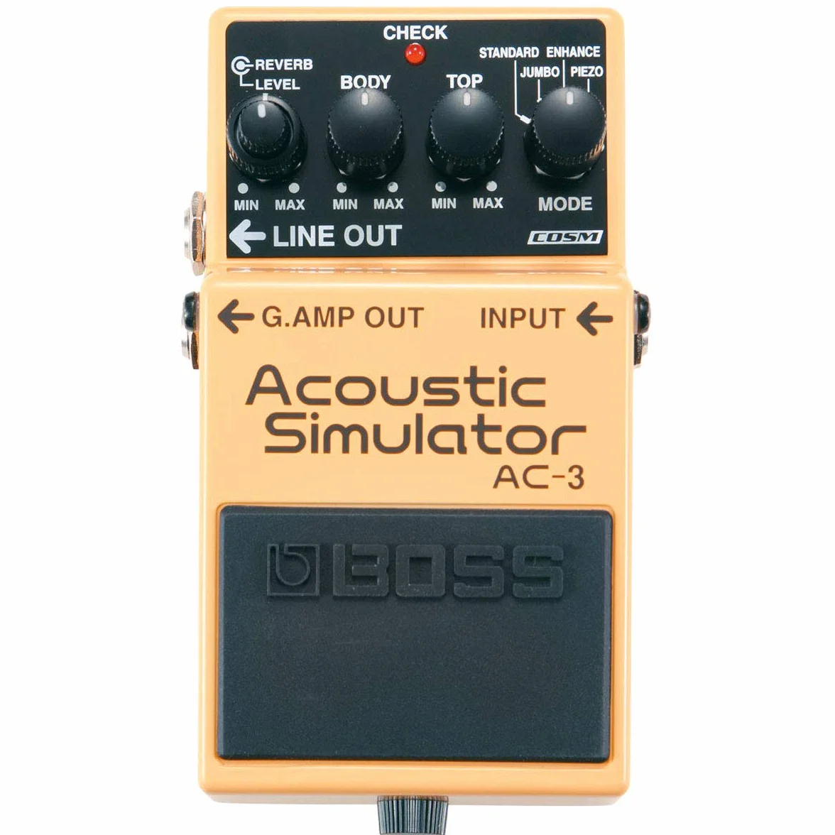 Boss AC-3 - Simulador acústico para guitarra eléctrica (incluye fuente de alimentación keepdrum de 9 V)