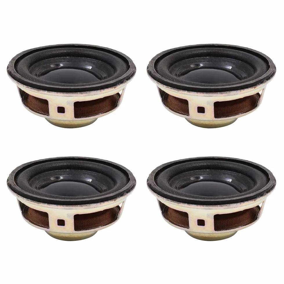 4 PCS Redondo Micro Altavoz Diámetro 1.5 "4ohm 3W Audio Altavoz Estéreo Woofer Altavoz para Arduino