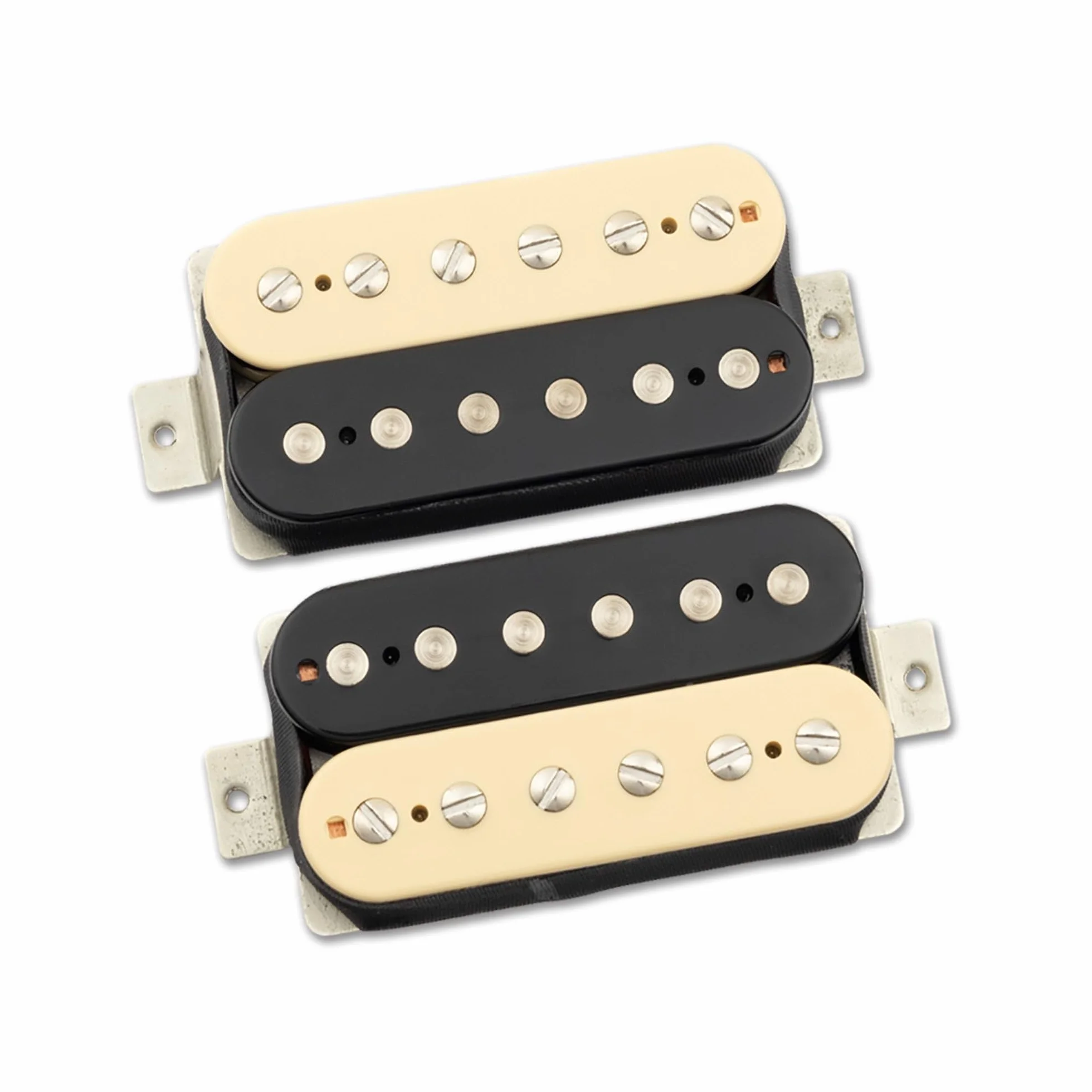 Tonerider Birmingham Humbucker - Juego de pastilla Humbucker, cebra, 50 mm de espaciado, 5 imanes Alnico, crujido británico, ideal para división de bobinas, cableado de 4 conductores