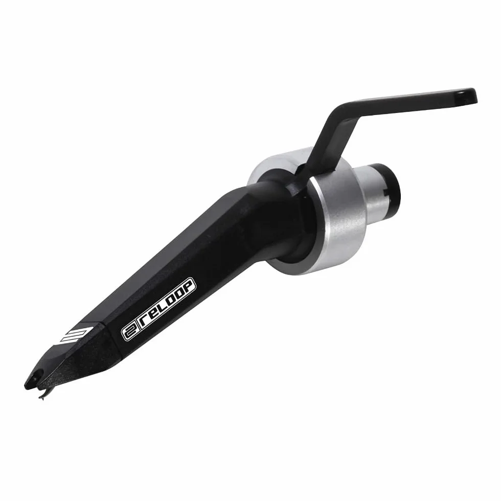 Reloop Concorde Black - Sistema De Captación Esférico con Construcción Robusta para Tocadiscos - Sonido Profesional, Apto para Scratch, Montaje Directo SME, (Negro)