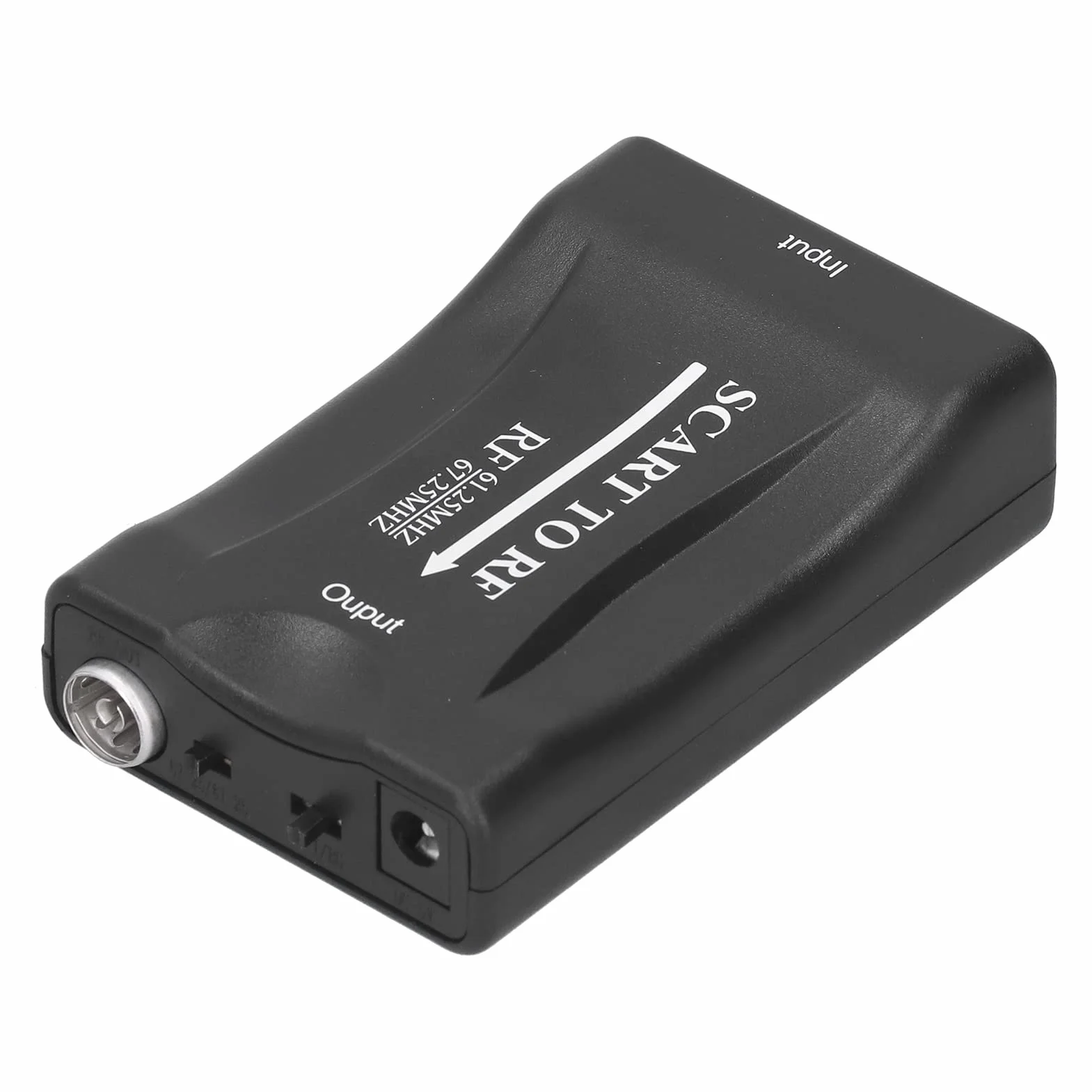 Dioche Adaptador Scart a RF RF Modulador Abs Scart para Adaptador de Vídeo RF para RF 67,25 MHz 61,25 MHz Convertidor de Salida para TV Box