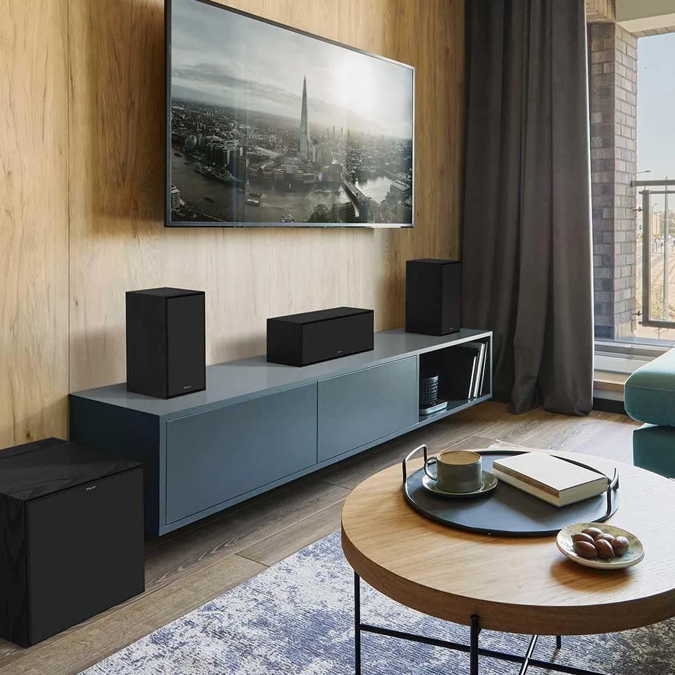 Klipsch R-50C Black (Unidad) - Altavoz Central Negro para Home Cinema - 100W/400W - 8 Ohm