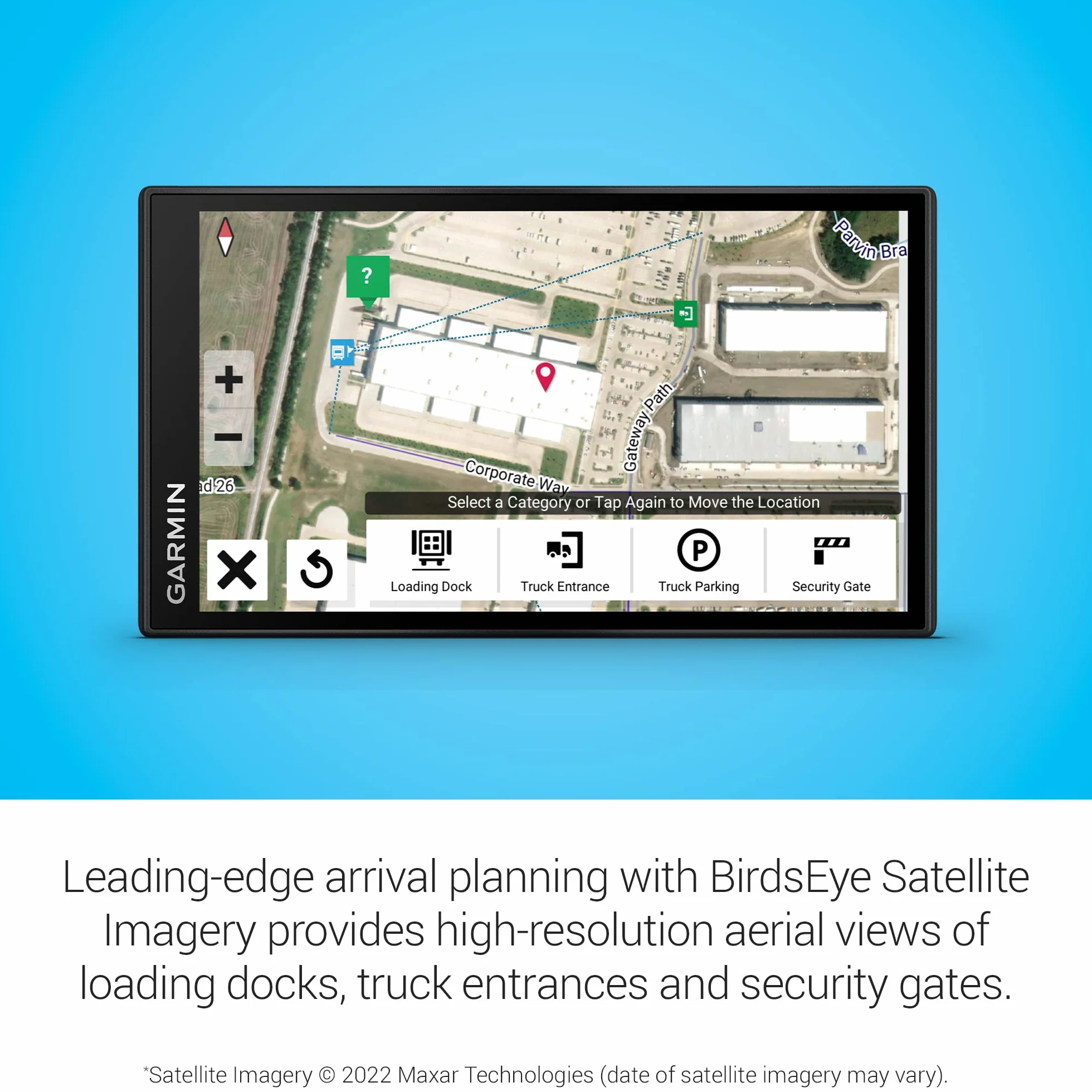 Garmin dēzl™ OTR610 Navegador GPS 6 Pulgadas para Camiones