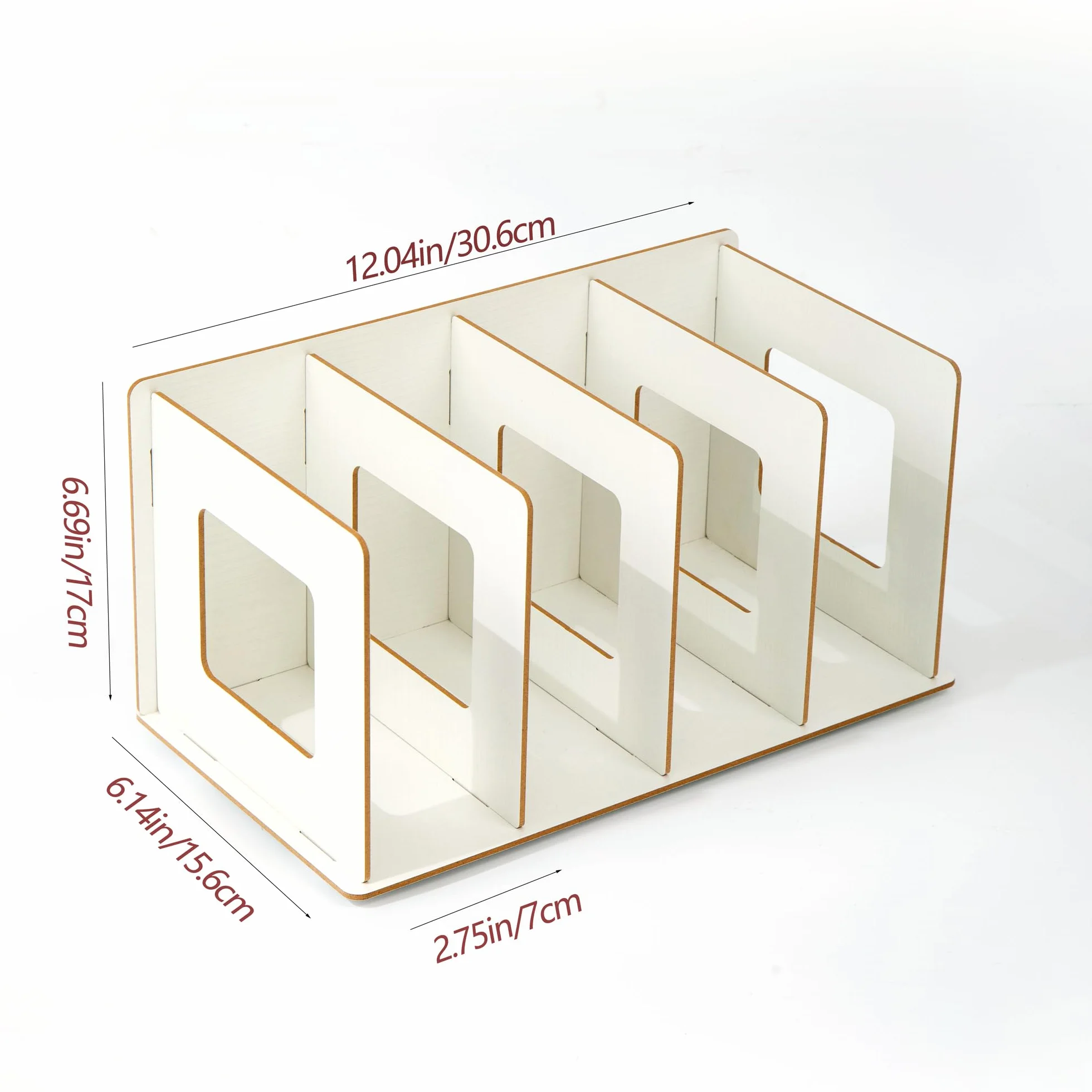 Estantería de Madera para CD, DVD, BluRay, Videojuegos, Libros y Revistas - Soporte de Almacenamiento y Organización Perfecta