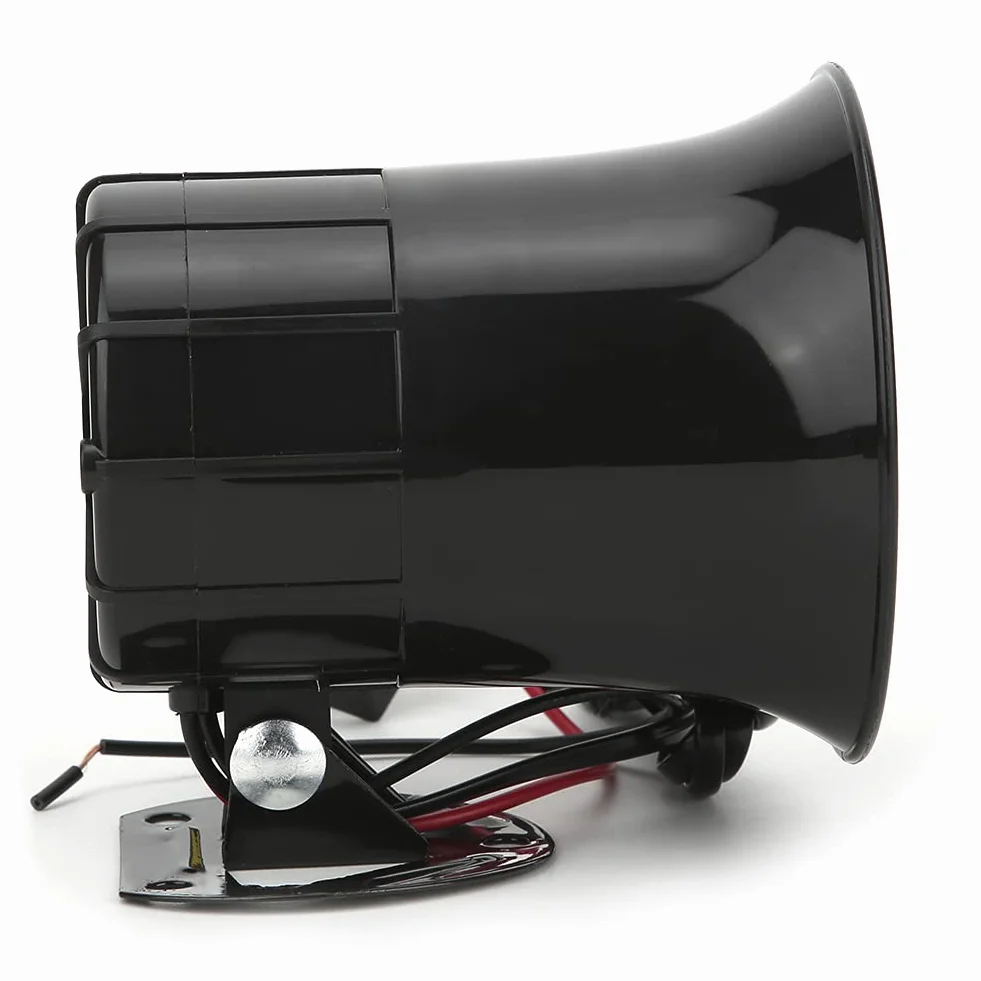 Altavoz de Bocina de 3 Tonos, 12V, 30W, Altavoz de Bocina de 3 Tonos para Coche, Megáfono de Motocicleta, Sirena de Advertencia Electrónica, Dron de Ambulancia