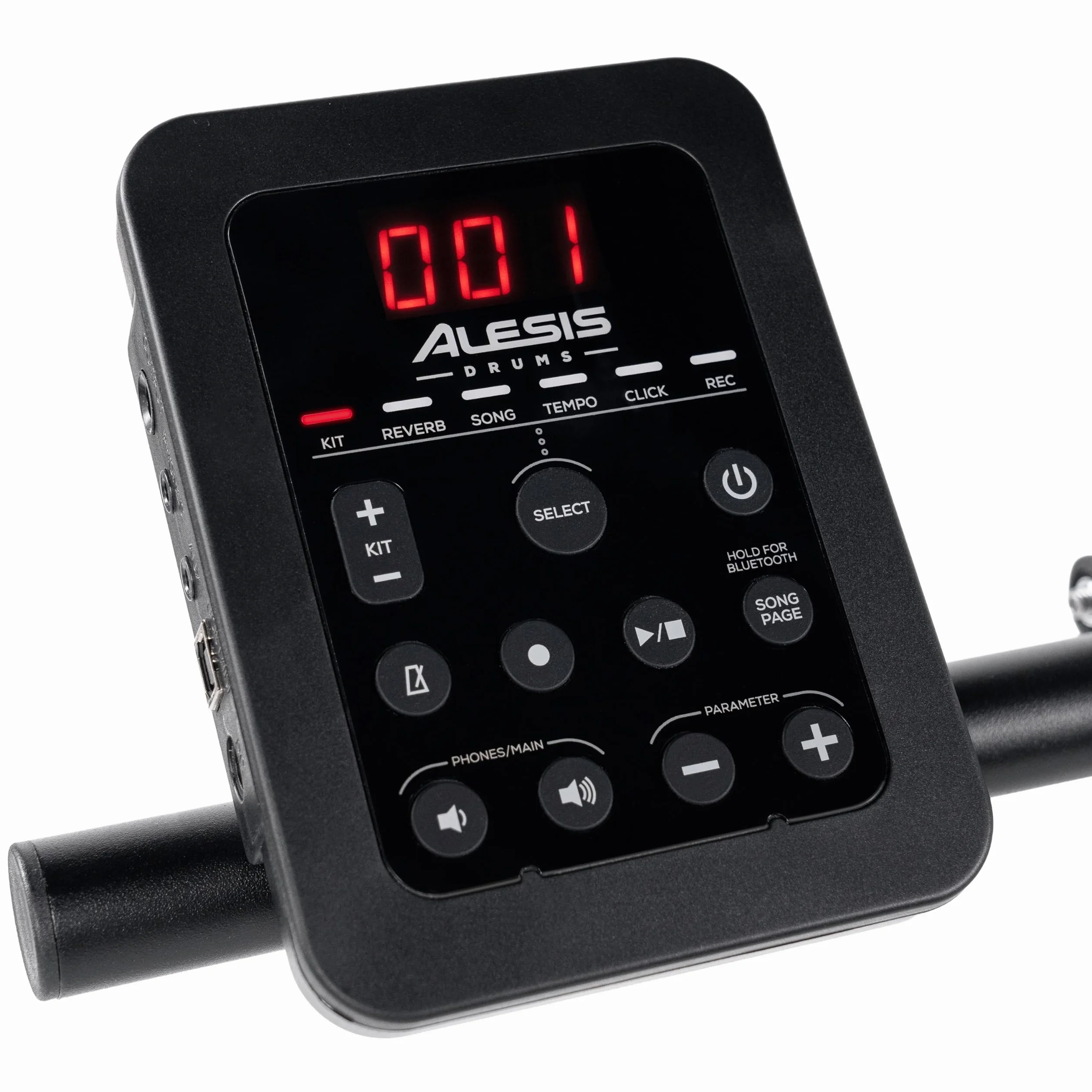 Alesis Turbo Max Set de Batería Eléctronica con Parches de Malla Silenciosos de 8 Pulgadas, Lecciones de Percusión, Bluetooth y Accesorios