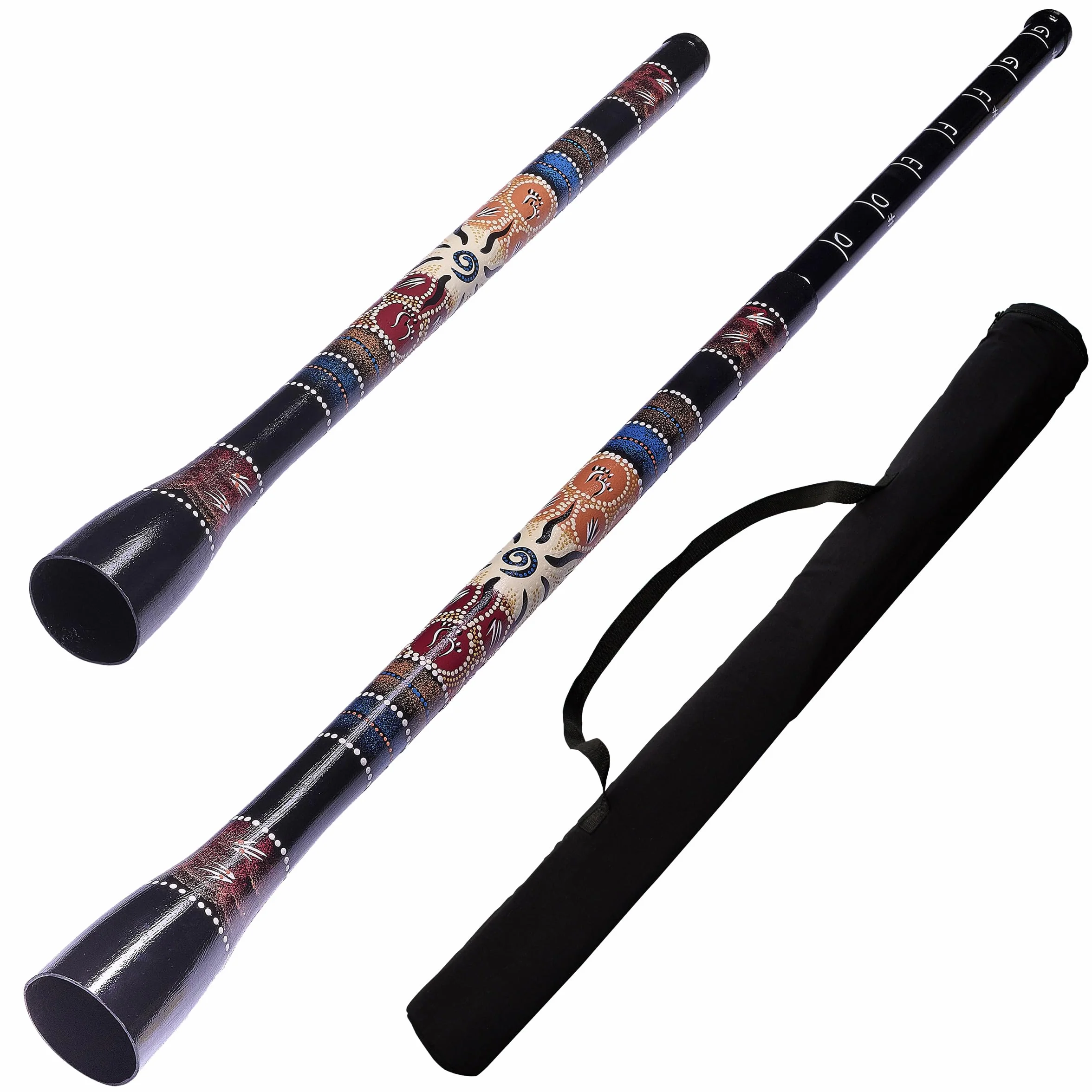Australian Treasures Slide-Didgeridoo - AT-SLIDE y compris un sac de didgeridoo
