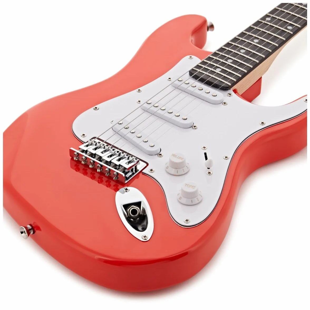 Guitarra eléctrica 3/4 LA Miniamp Pack Rojo
