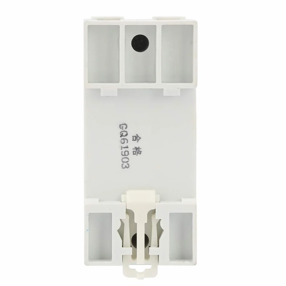 Jadeshay Dispositivo Protección Sobretensión Subtensión,230V 40A Voltaje Protector Carril DIN Recuperación Automática contra Sobrevoltaje y Bajo Voltaje con Luz Indicadora y Pantalla de Voltaje LED