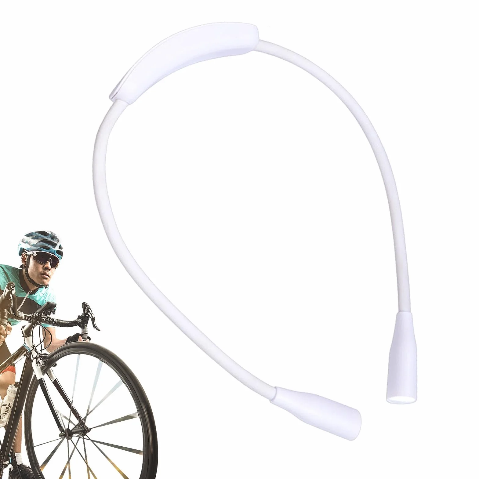 Lámpara de lectura para el cuello - Luces nocturnas de lámpara de libro recargable USB - Ajustable con brazos flexibles, luz nocturna USB duradera para, tejer, manualidades, reparación