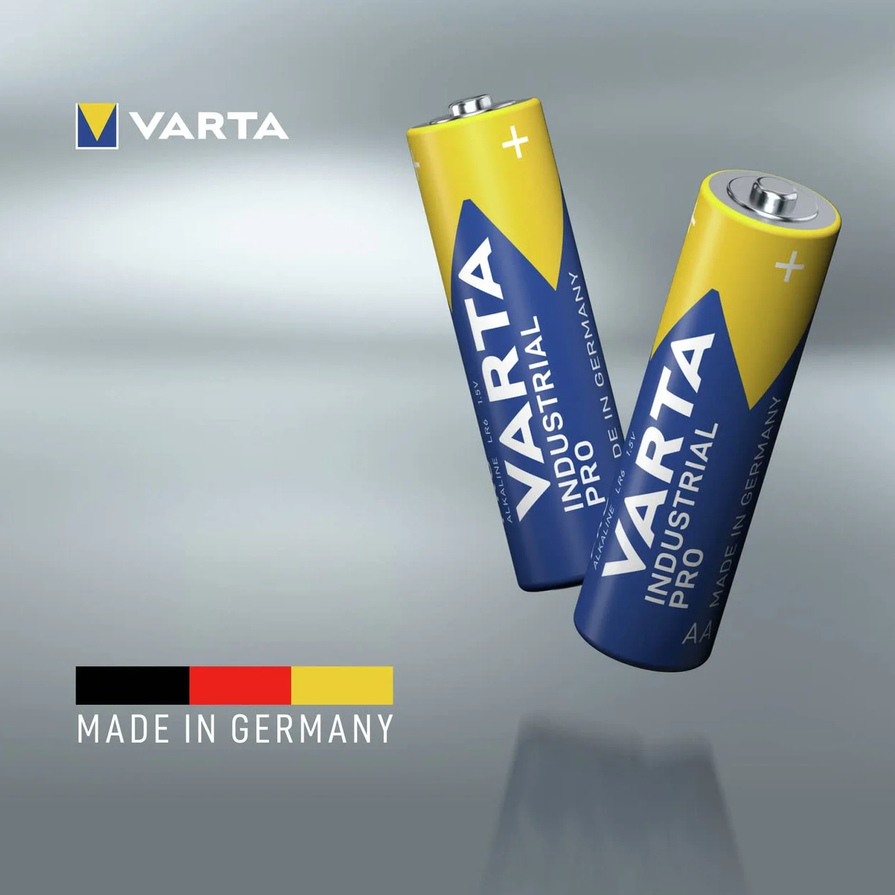 VARTA Pilas AA, paquete de 40, Industrial Pro, Baterías Alcalinas, 1,5V, paquete de almacenamiento de embalaje ecológico, Made in Germany [Exclusivo en Amazon]
