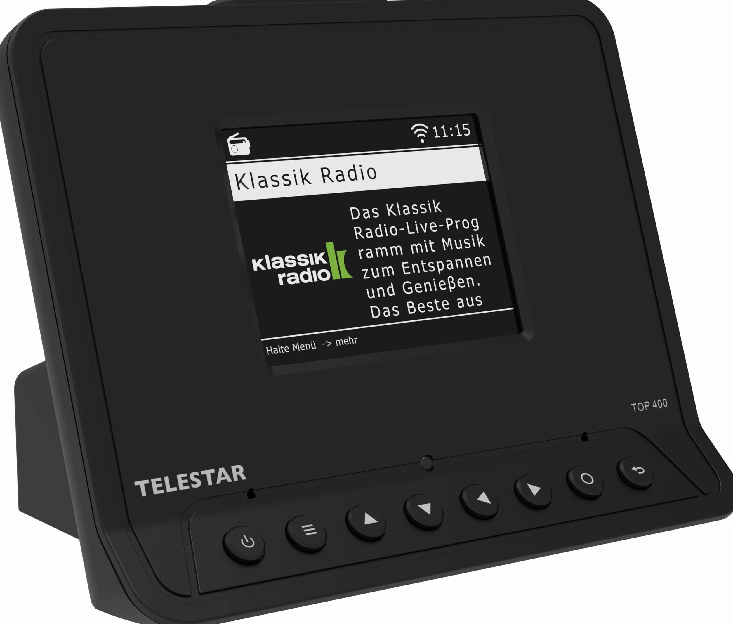 TELESTAR Top 400 – Adaptador HiFi para actualizar Equipos HiFi – Negro | Radio por Internet, DAB+, streaming, Bluetooth audio y transmisión, grabación USB, modo hotel y nocturno