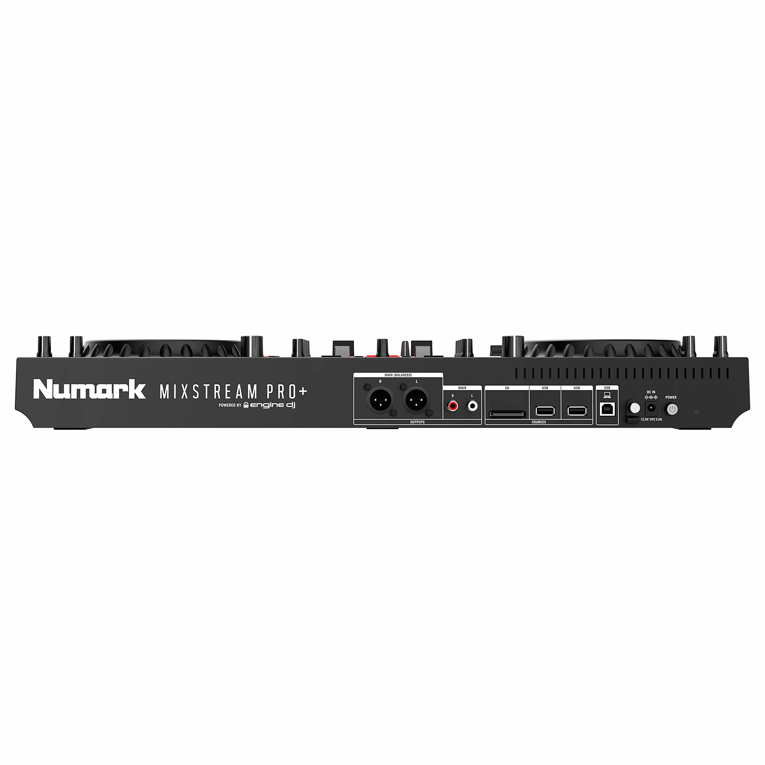 Numark Mixstream Pro+ Controlador DJ, separación de stems, 2 decks, streaming por wifi, mezclador, pantalla táctil 7" y altavoces; Serato y Virtual DJ