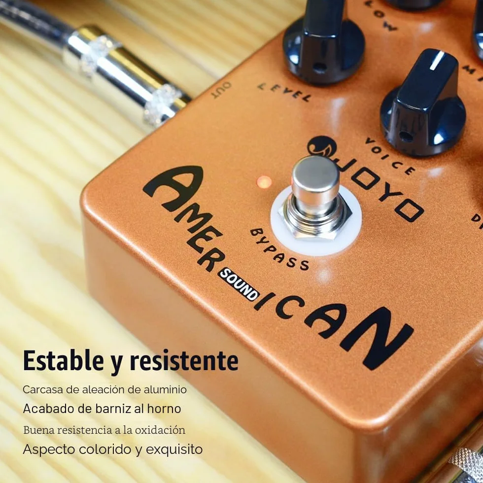 JOYO American Pedal de efecto de sonido funciona de limpio a impulsado y simula amplificadores para reproducir el sonido de 57 amplificador de lujo (JF14)