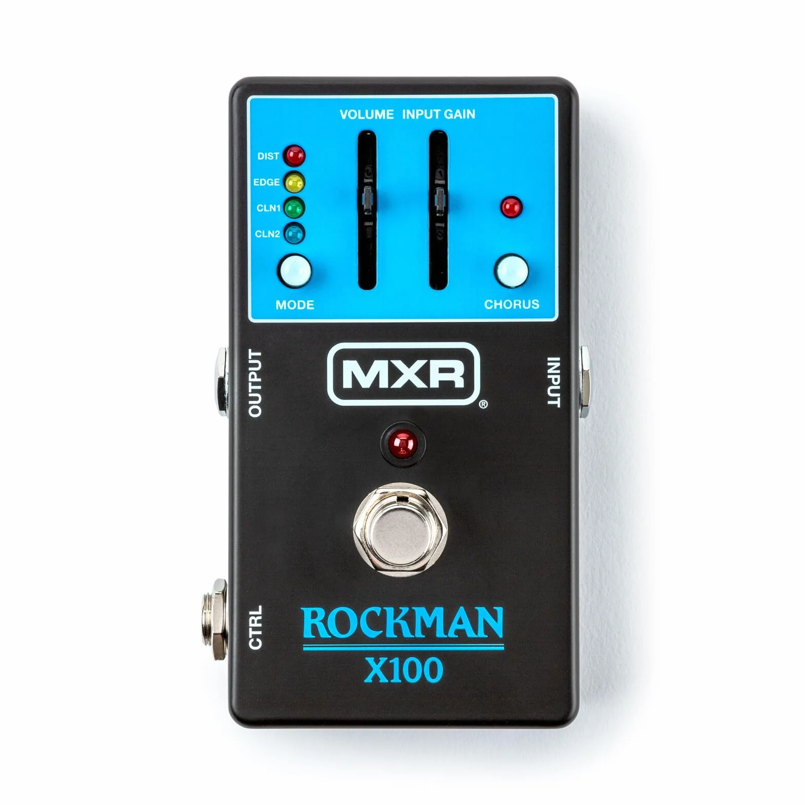 MXR X100 Rockman Pedal | Rockman X100 Analog Tone Processor con 4 Preset, Compresión Calibrada y Chorus Bucket-Brigade