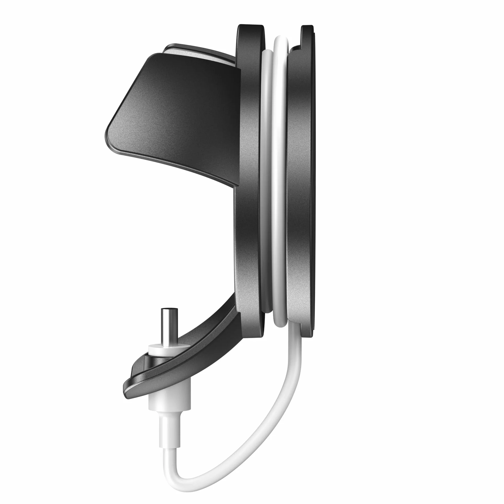 PlusAcc Soporte para pared de Dot 5ª generación, gestión de cables integrada, para cocina, salón, dormitorio (negro)