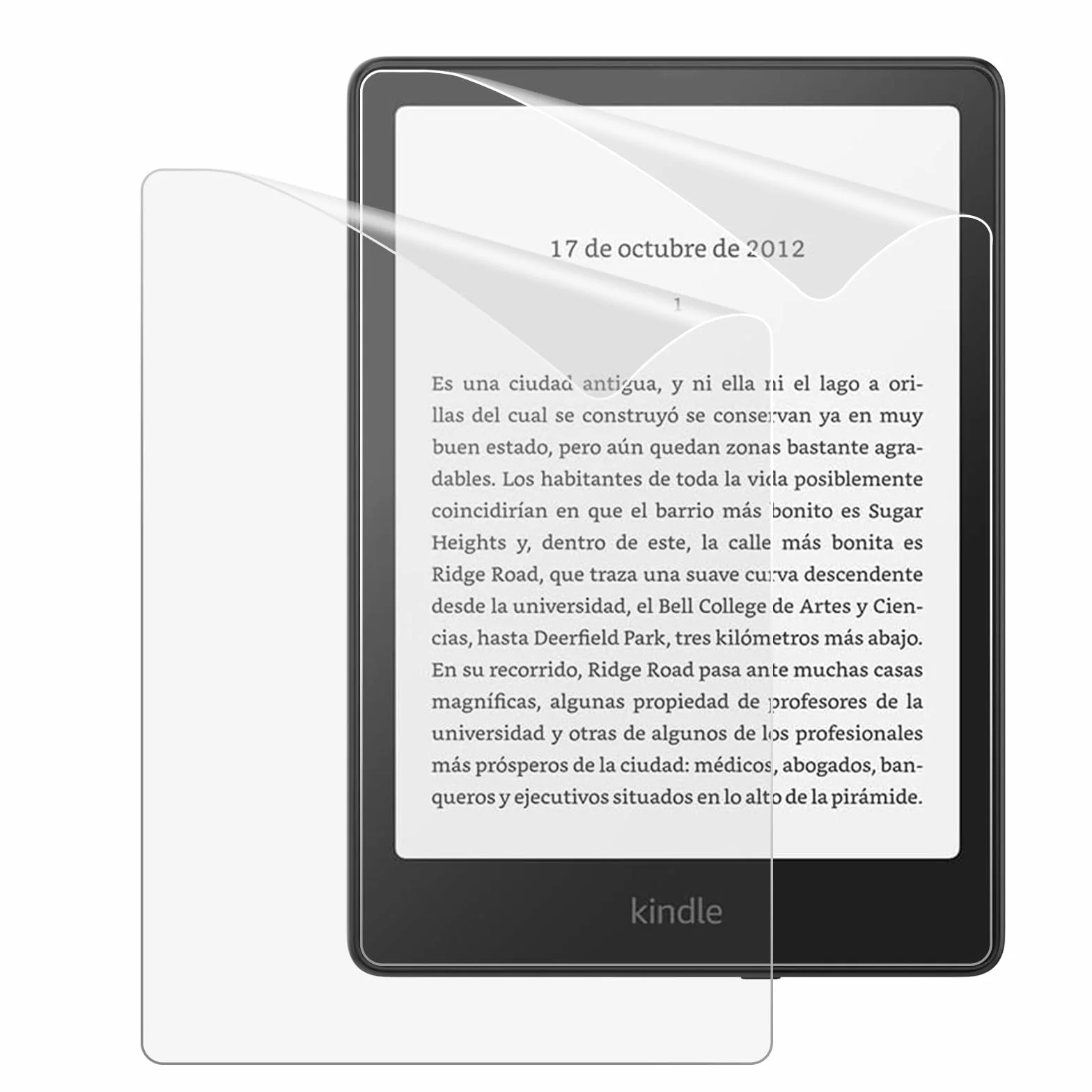 MoKo 2 Pack Protectores de Pantalla Mate para Kindle Paperwhite 7 Pulgadas 12ª Generación 2024, Colorsoft Signature Edition, PET Antirreflejos