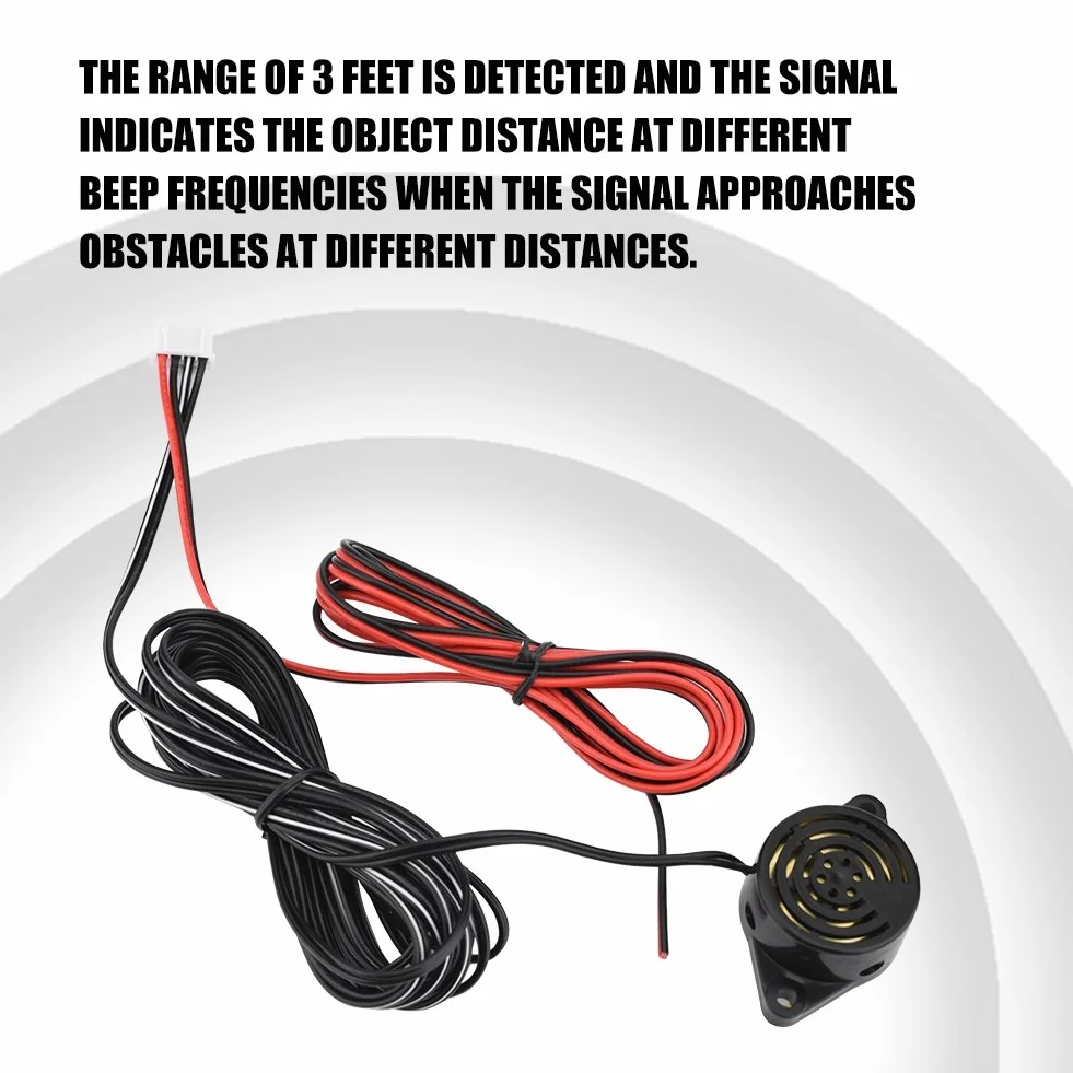 Radar De Marcha Atrás Sensor Aparcamiento Sensores Aparcamiento Seguridad por Radar Inducción Electromagnética Camioneta Autocaravana RV Atrás Radar Inducción Electromagnética para Coche Camión RV