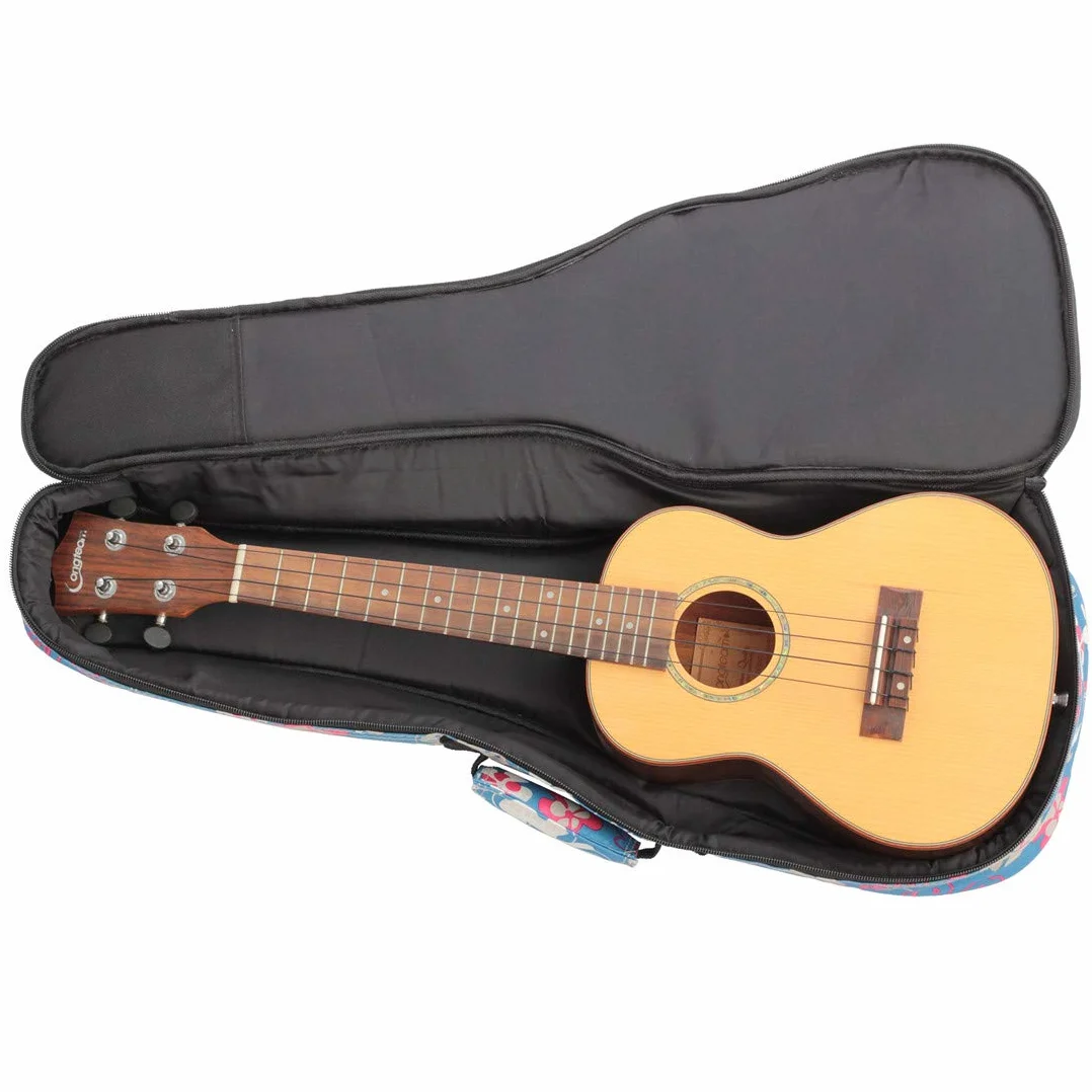 Funda para Ukelele de 10 mm, portátil, Impermeable, con Bolsa de Almacenamiento para Accesorios