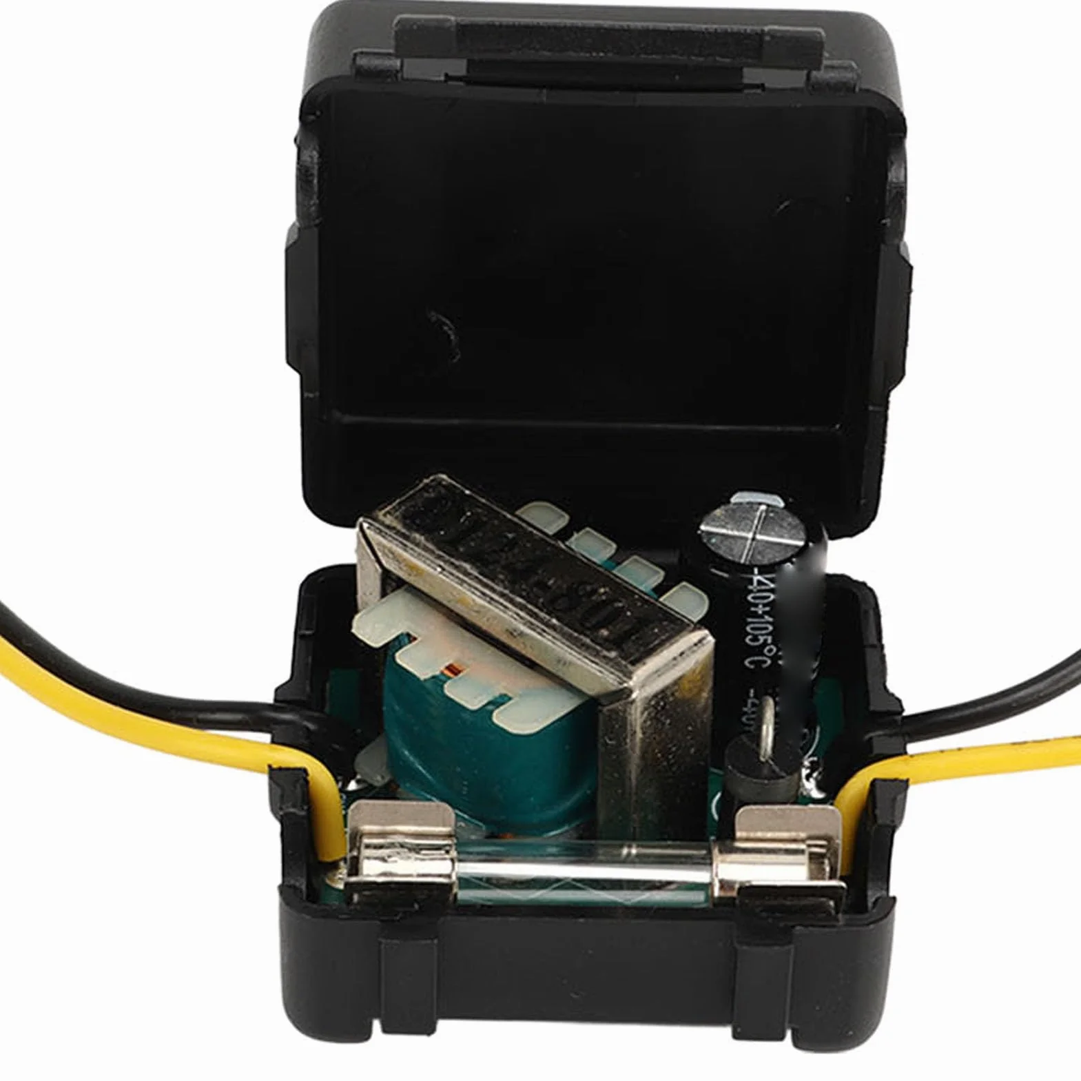 Filtro de Potencia para Automóvil Supresor de Aislamiento de Bucle de Tierra de Ruido Filtro de Ruido de Audio para Automóvil 12V Filtro de Audio Estéreo para Automóvil Reductor