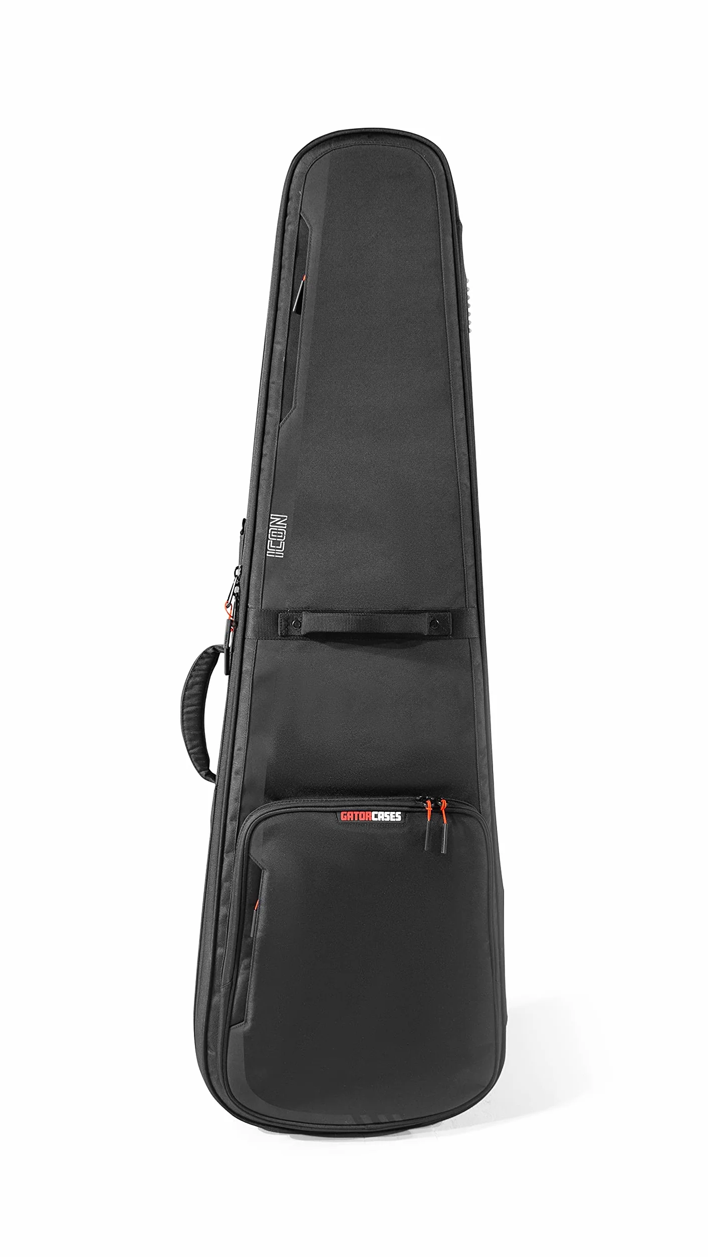 Gator Cases Icon Series Gig Bag Premium Resistente a la Intemperie para Bajos con Cremallera TSA; Negro (G-ICONBASS)