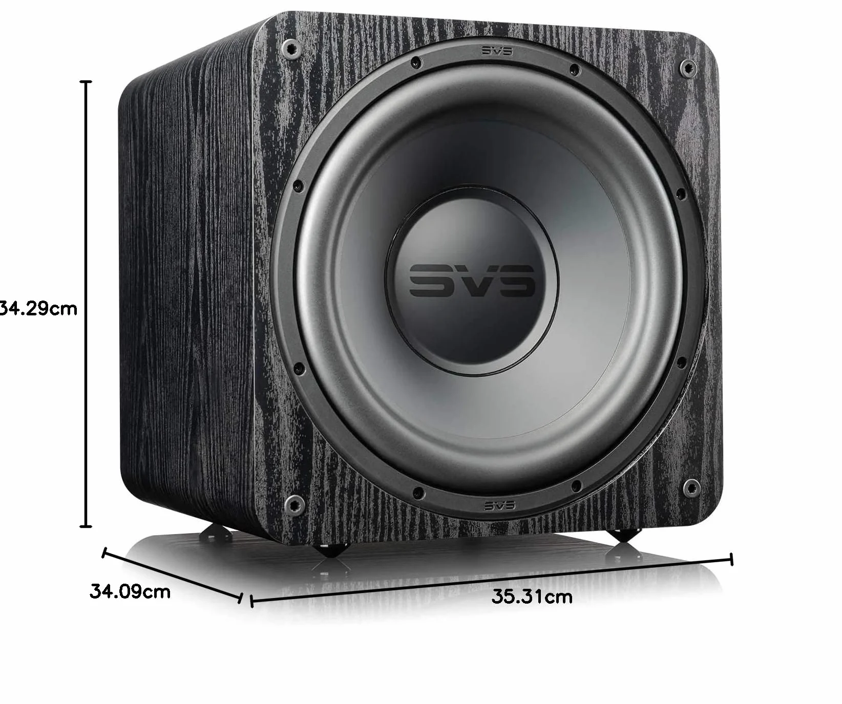 SVS SB-1000 Pro Subwoofer sellado 12 pulgadas SoundPath Sistema aislamiento Negro ceniza