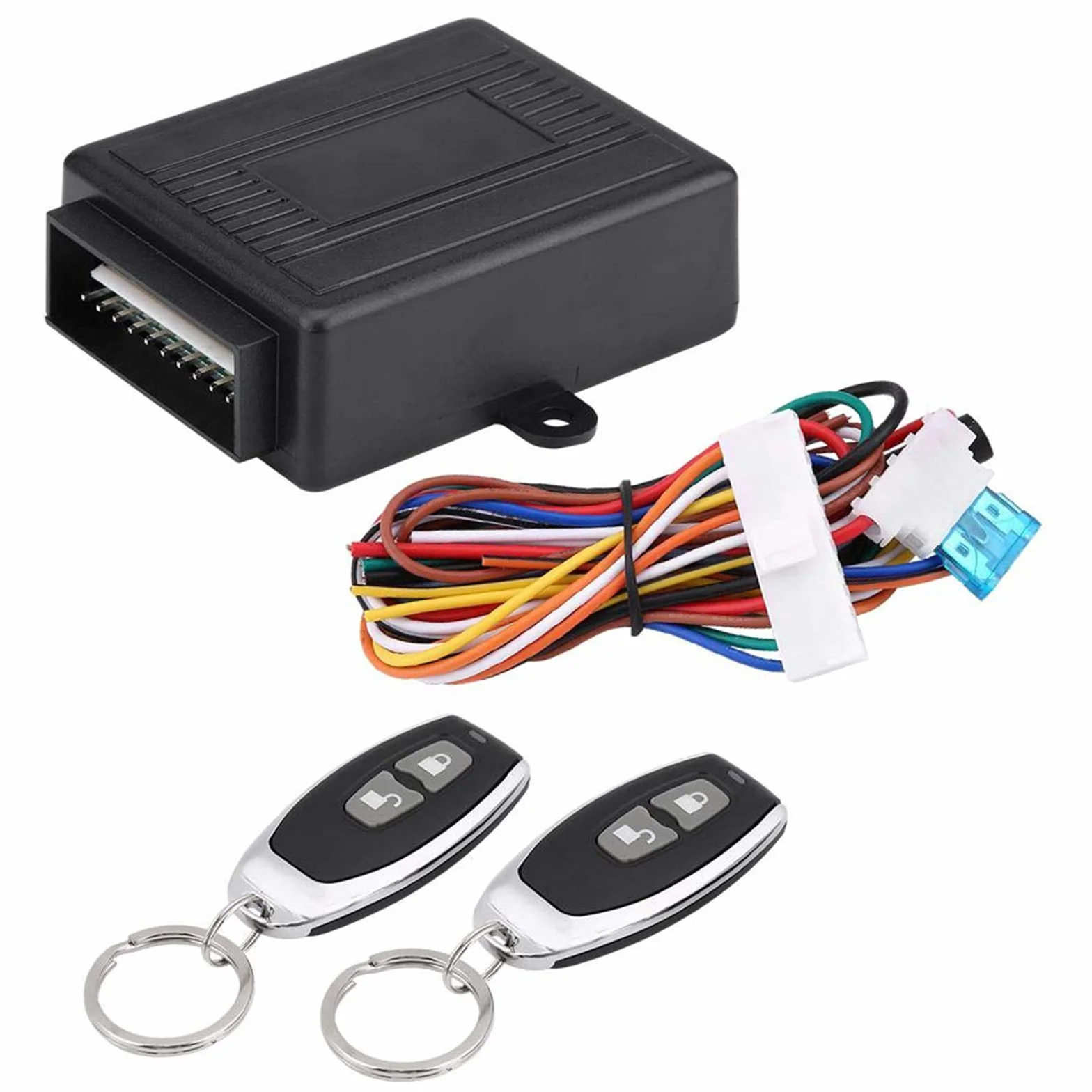 WANGCL Kit de Cierre centralizado para automóvil, Cerradura Universal para Puerta de automóvil Sistema de Entrada sin Llave Kit de Control Remoto de Cierre centralizado