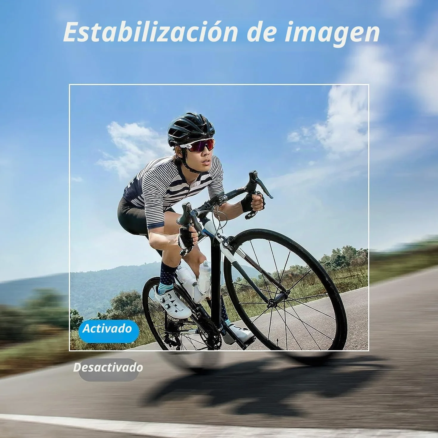 AKASO Brave 4 Pro Cámara Deportiva 4K 20MP con Tarjeta de Memoria U3 de 64GB Cámara de Acción Camara Acuatica Sumergible 40M con Dual Pantalla EIS 5X Zoom 2*1350mAh Baterías Multi Accesorios